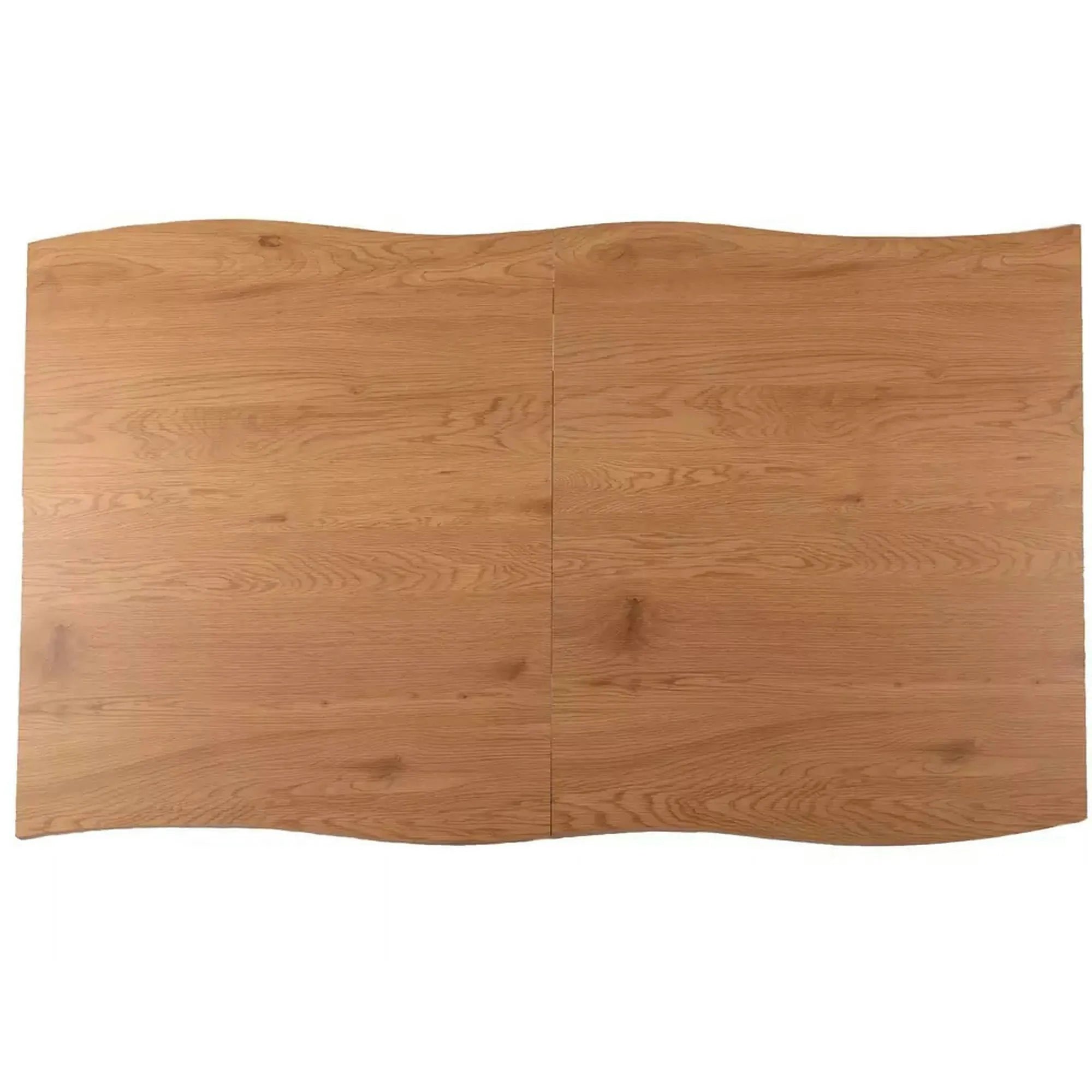 Masa extensibila FRESNO, stejar/negru, 120/180x80x76 cm