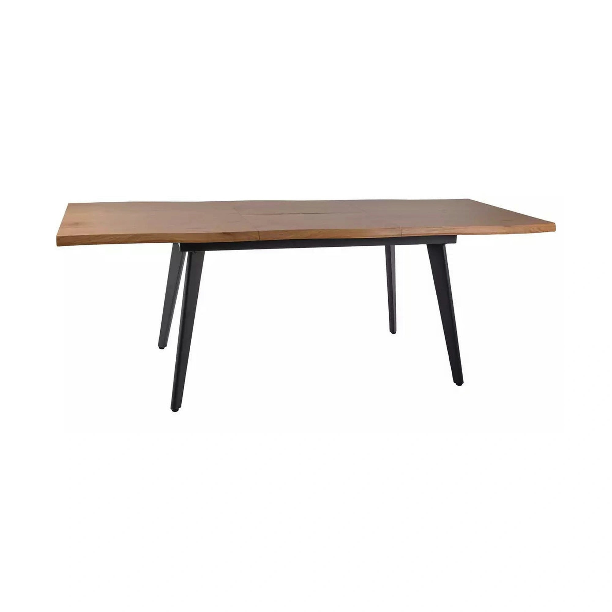 Masa extensibila FRESNO, stejar/negru, 150/210x90x76 cm
