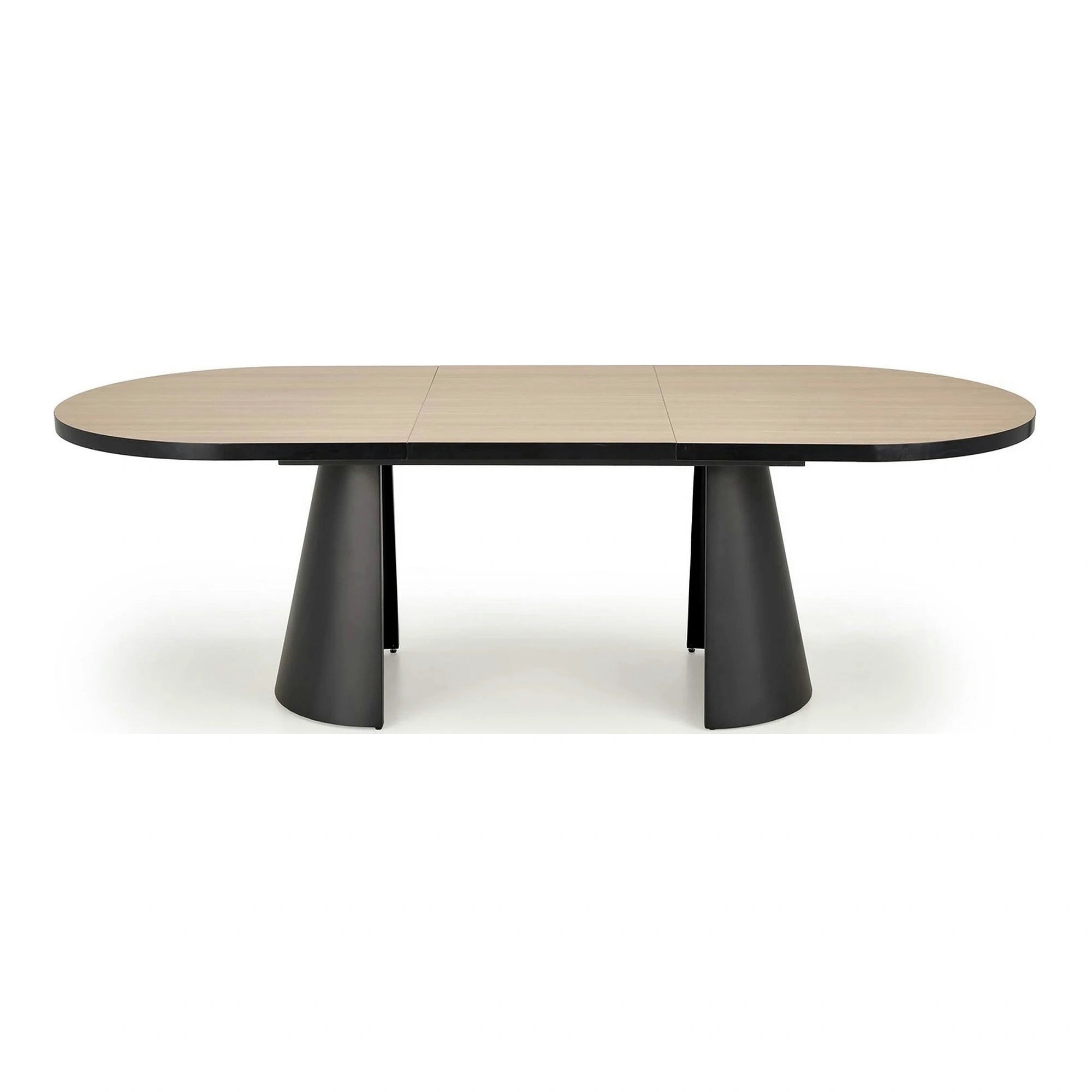 Masa extensibila GIACOMO, stejar/negru, 180/240x100x76 cm