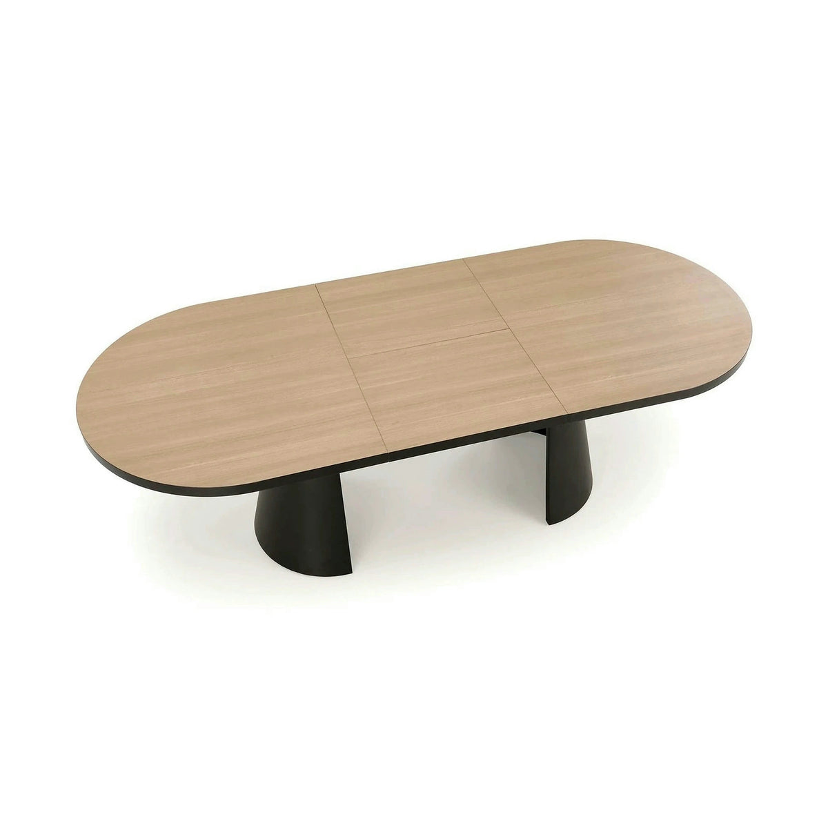Masa extensibila GIACOMO, stejar/negru, 180/240x100x76 cm