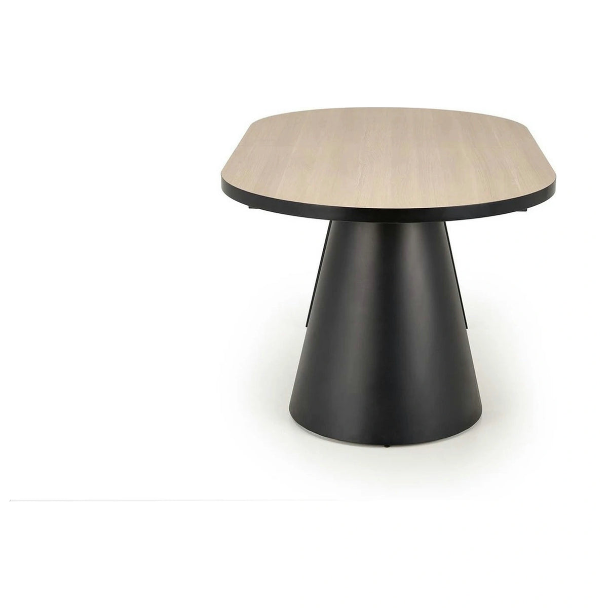 Masa extensibila GIACOMO, stejar/negru, 180/240x100x76 cm