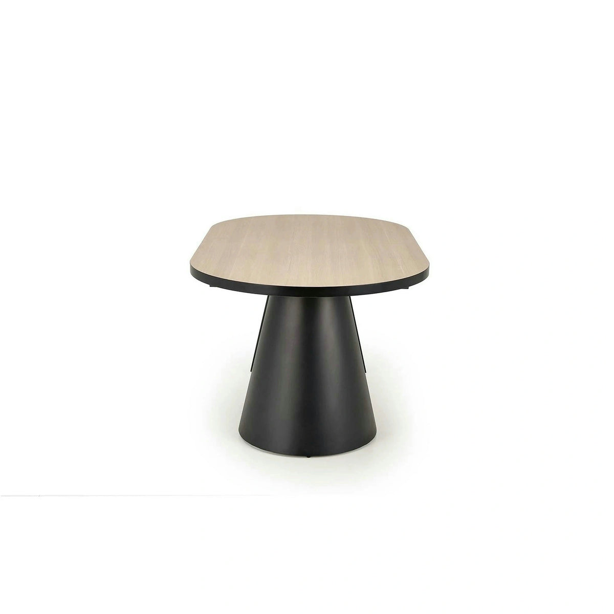 Masa extensibila GIACOMO, stejar/negru, 180/240x100x76 cm