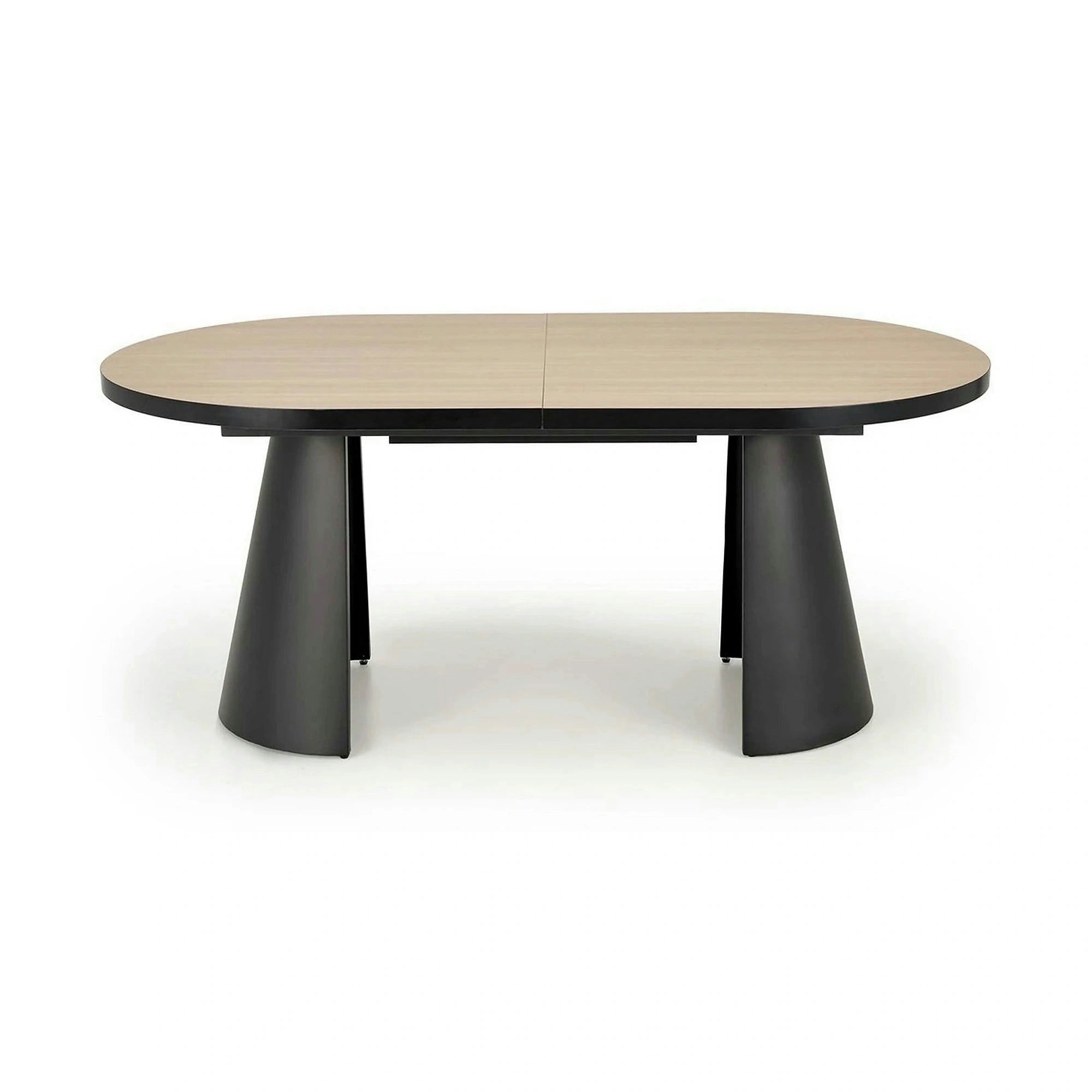 Masa extensibila GIACOMO, stejar/negru, 180/240x100x76 cm