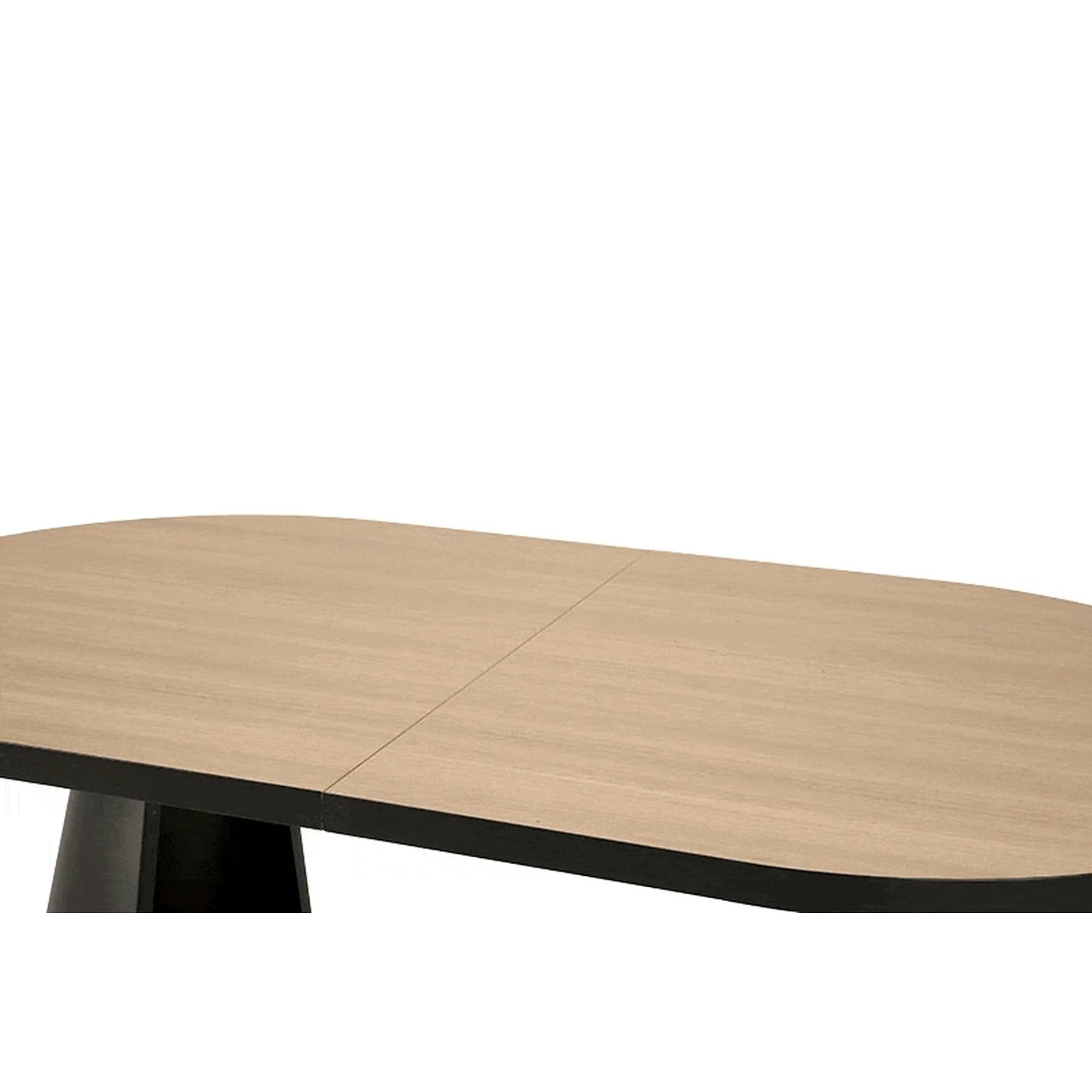 Masa extensibila GIACOMO, stejar/negru, 180/240x100x76 cm