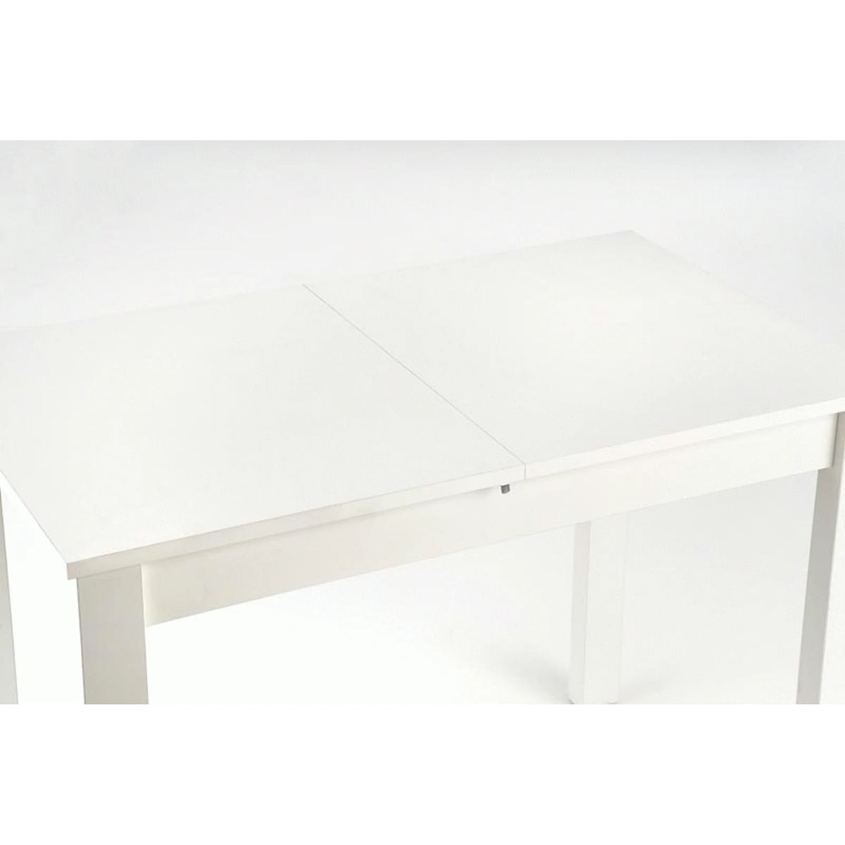Masa extensibila GINO, alb, PAL furniruit, 100/138x60x75 cm