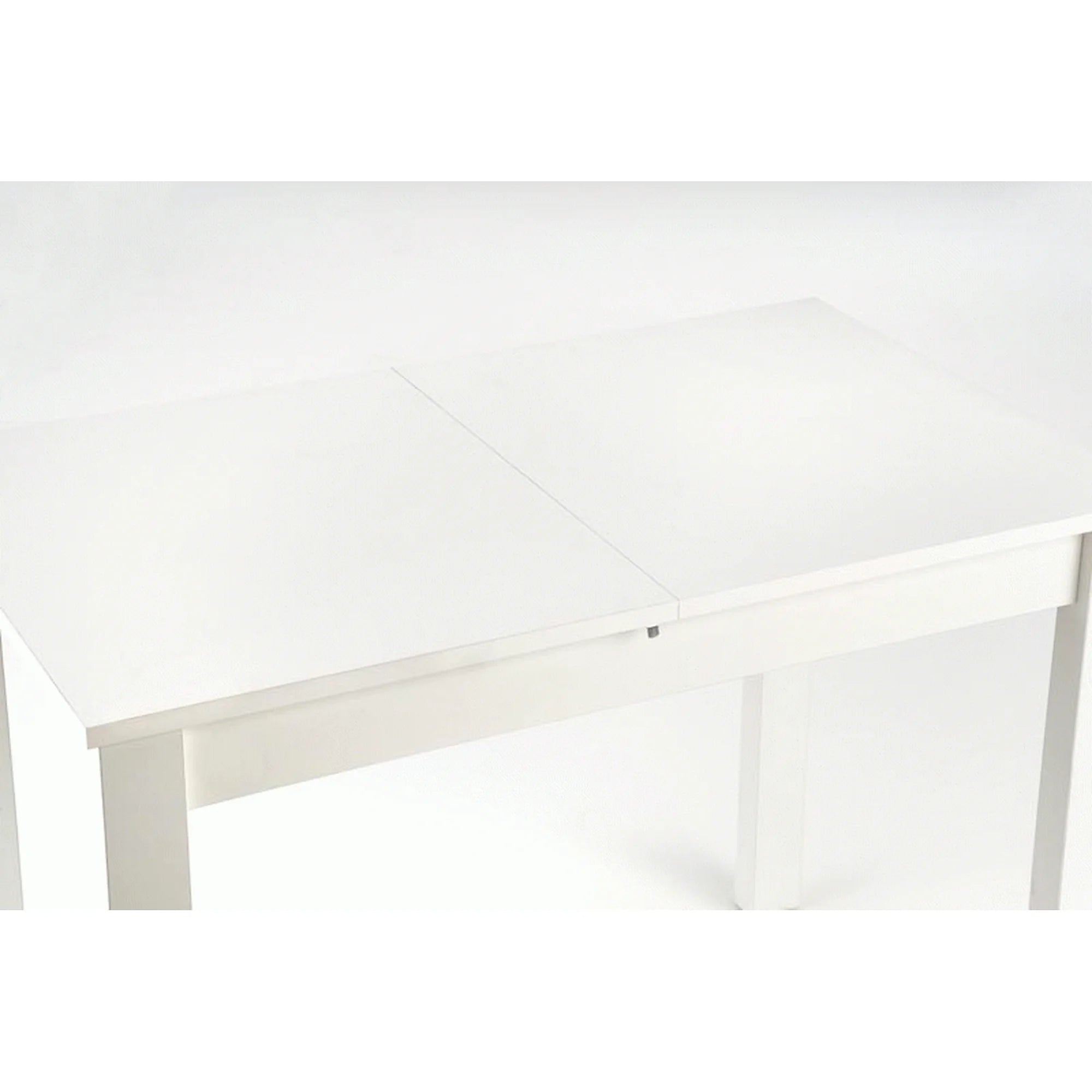 Masa extensibila GINO, alb, PAL furniruit, 100/138x60x75 cm
