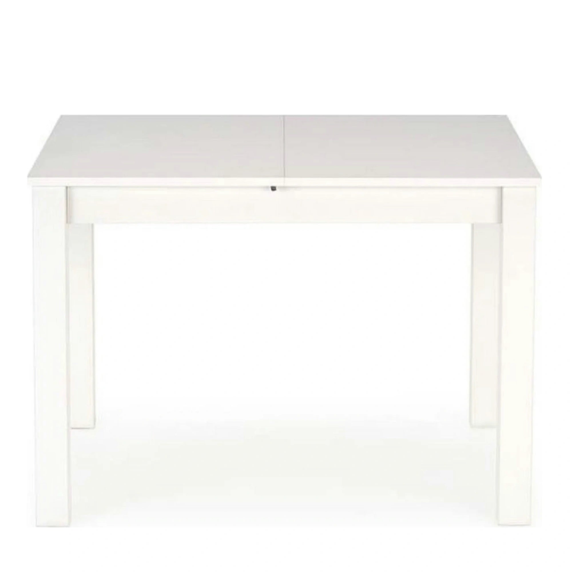 Masa extensibila GINO, alb, PAL furniruit, 100/138x60x75 cm