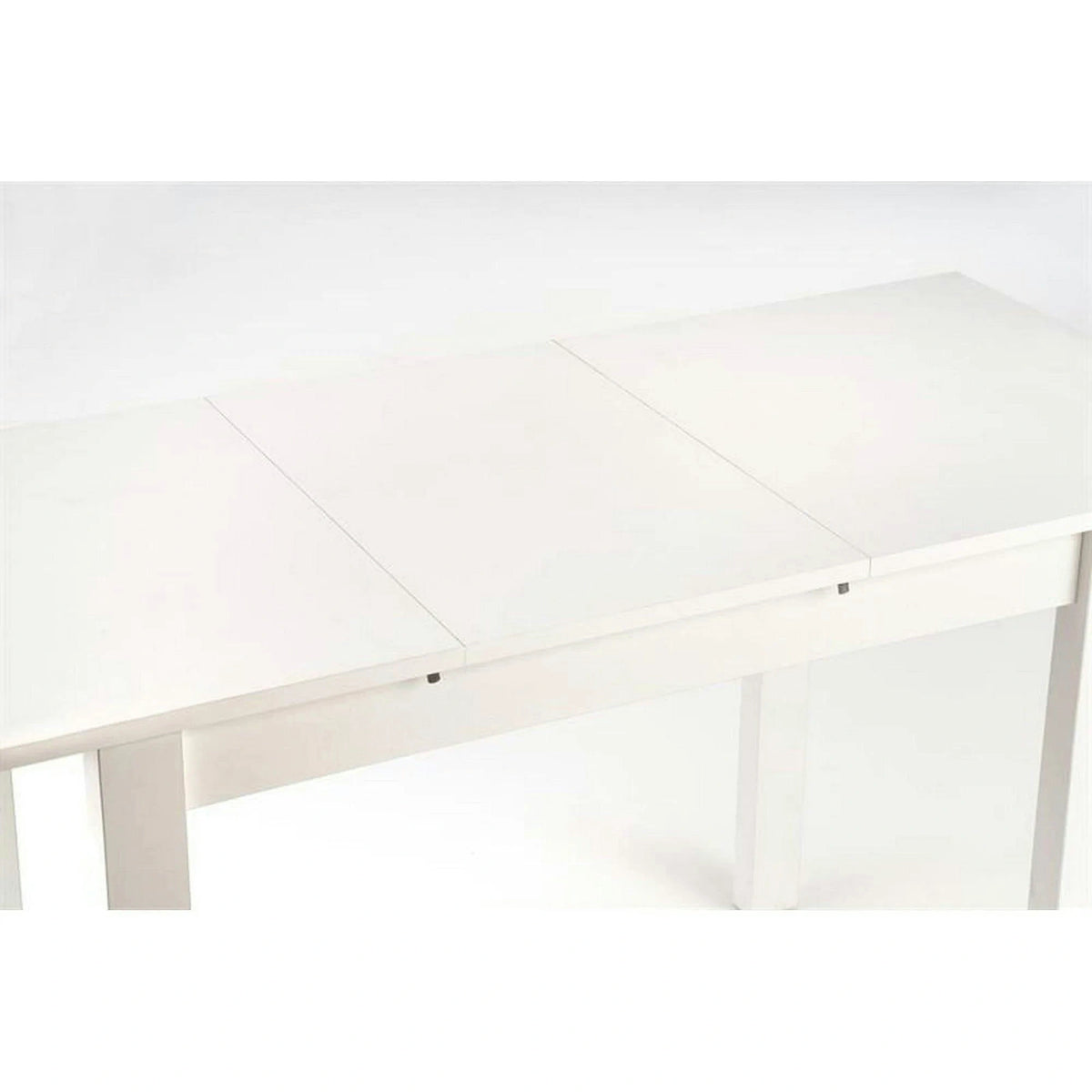 Masa extensibila GINO, alb, PAL furniruit, 100/138x60x75 cm