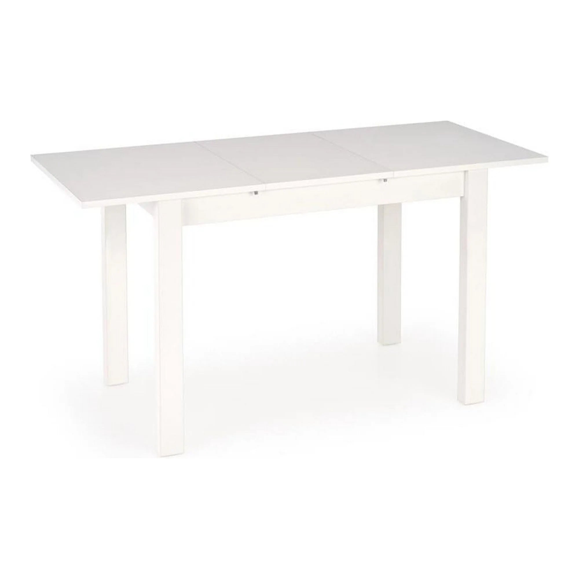 Masa extensibila GINO, alb, PAL furniruit, 100/138x60x75 cm