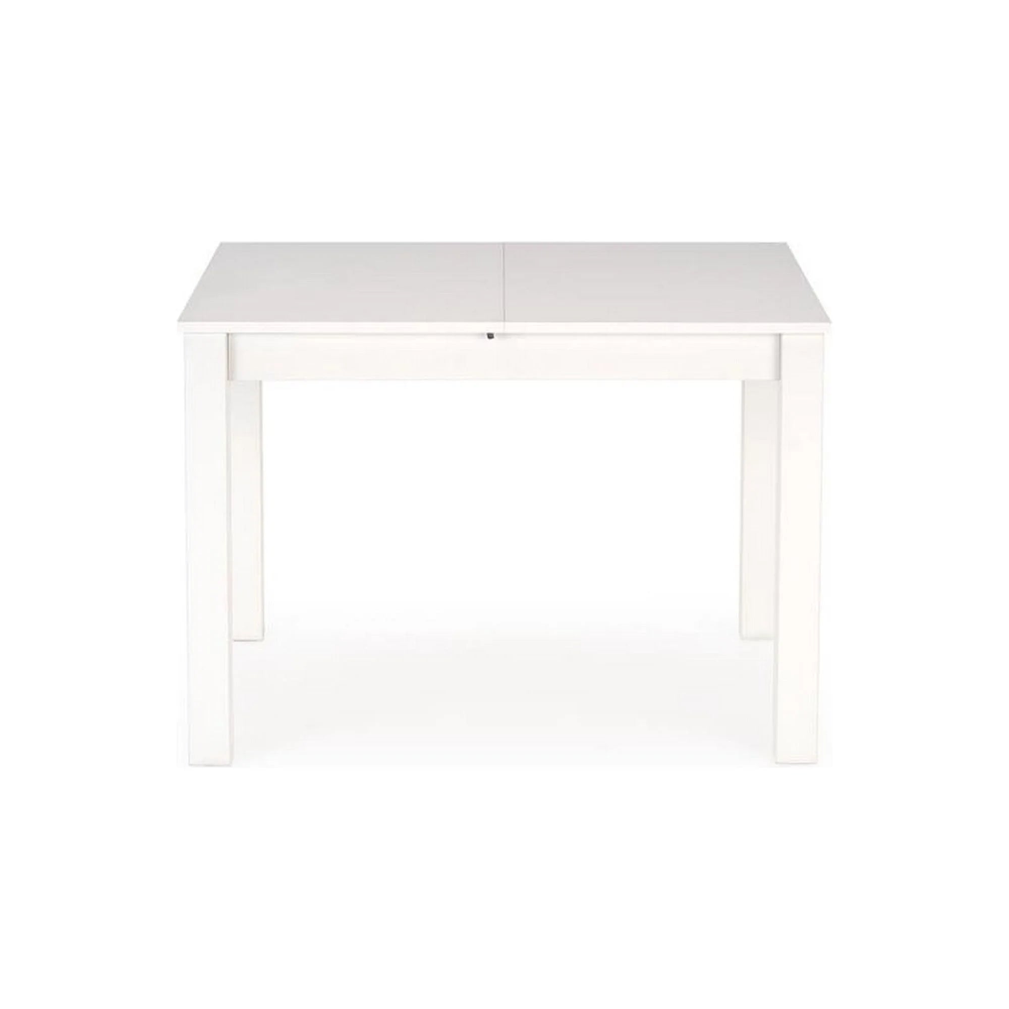 Masa extensibila GINO, alb, PAL furniruit, 100/138x60x75 cm