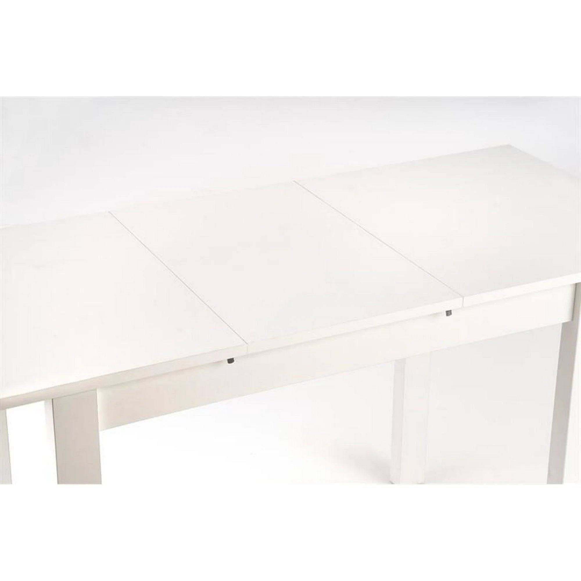 Masa extensibila GINO, alb, PAL furniruit, 100/138x60x75 cm