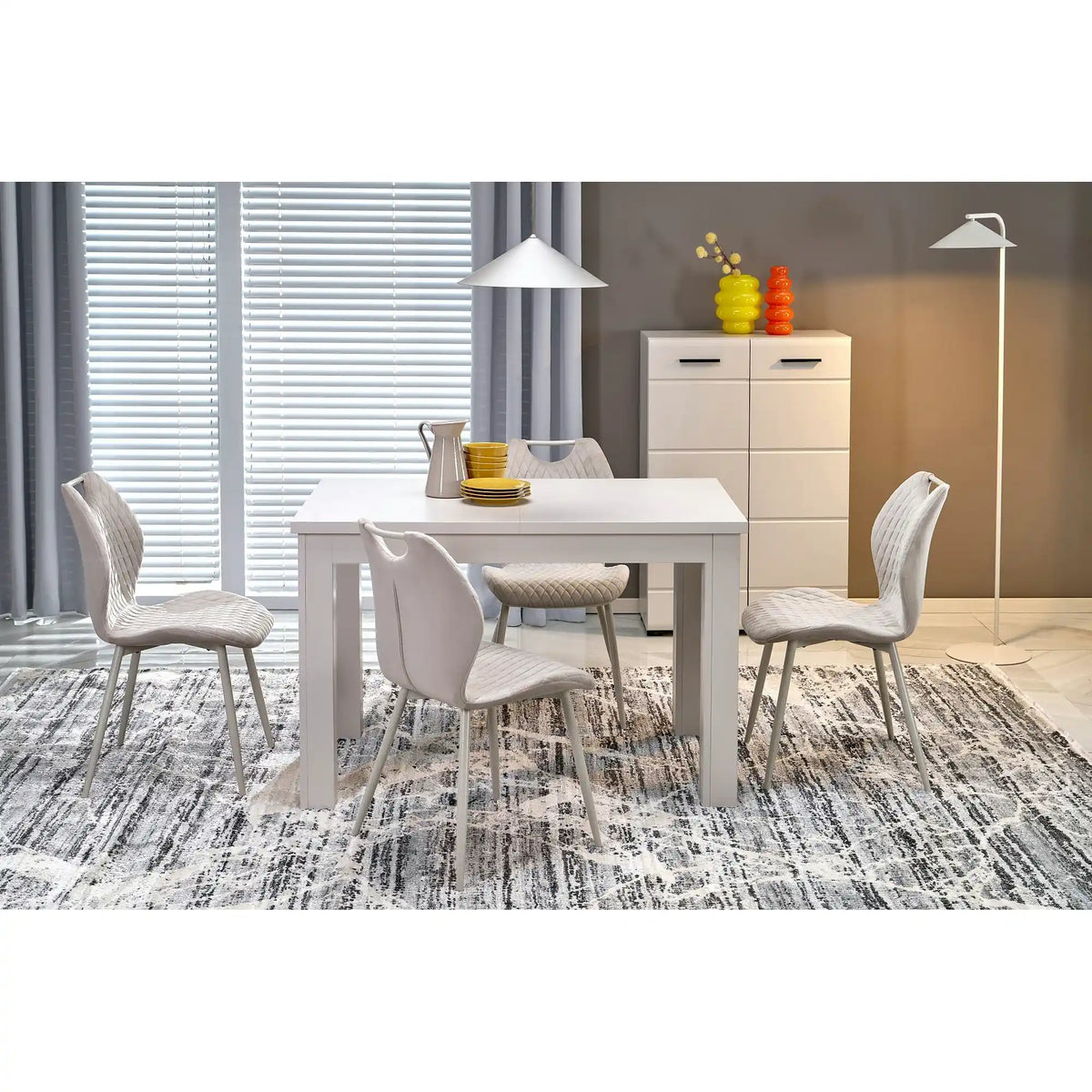 Masa extensibila GIZMO, casmir, PAL laminat, 120/160x75x79 cm