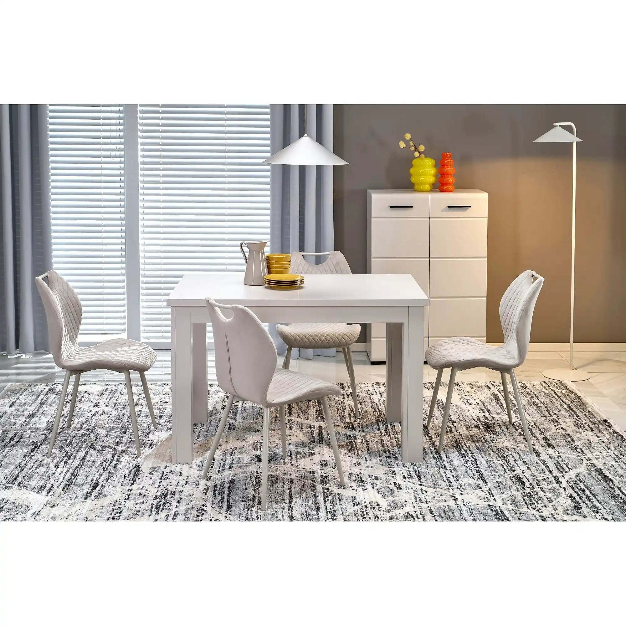 Masa extensibila GIZMO, casmir, PAL laminat, 120/160x75x79 cm