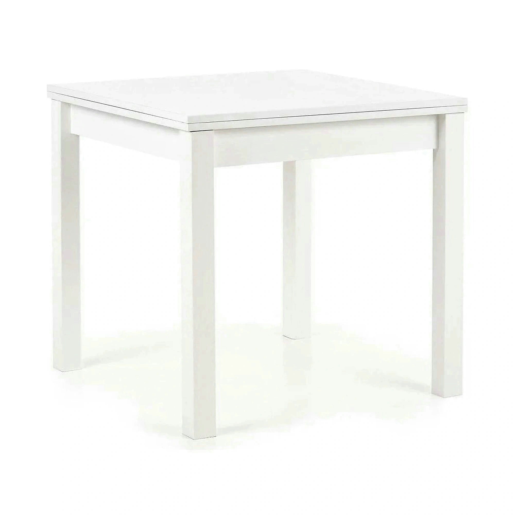Masa extensibila GRACJAN, alb, PAL, 80/160x80x76 cm