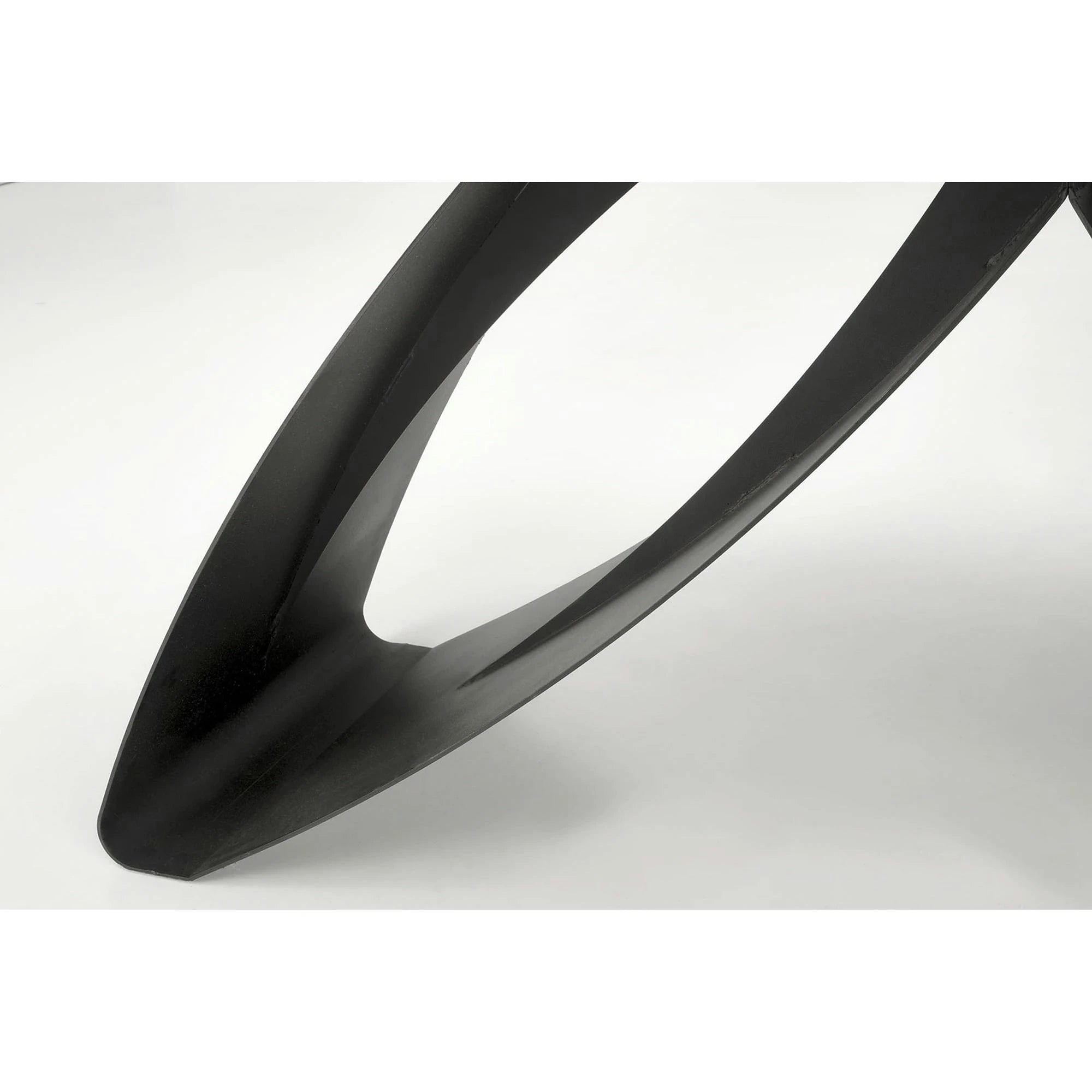 Masa extensibila HILARIO, negru, piatra sinterizata/metal, 180/260x90x75 cm