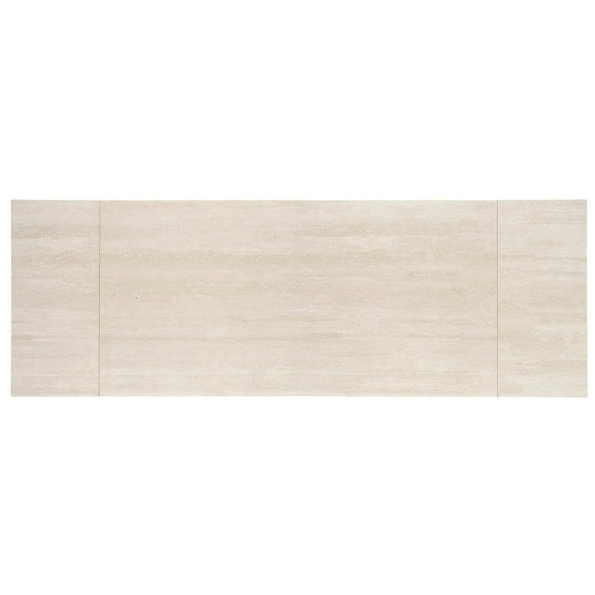 Masa extensibila HILARIO, travertin/casmir, piatra sinterizata/metal, 180/260x90x75 cm