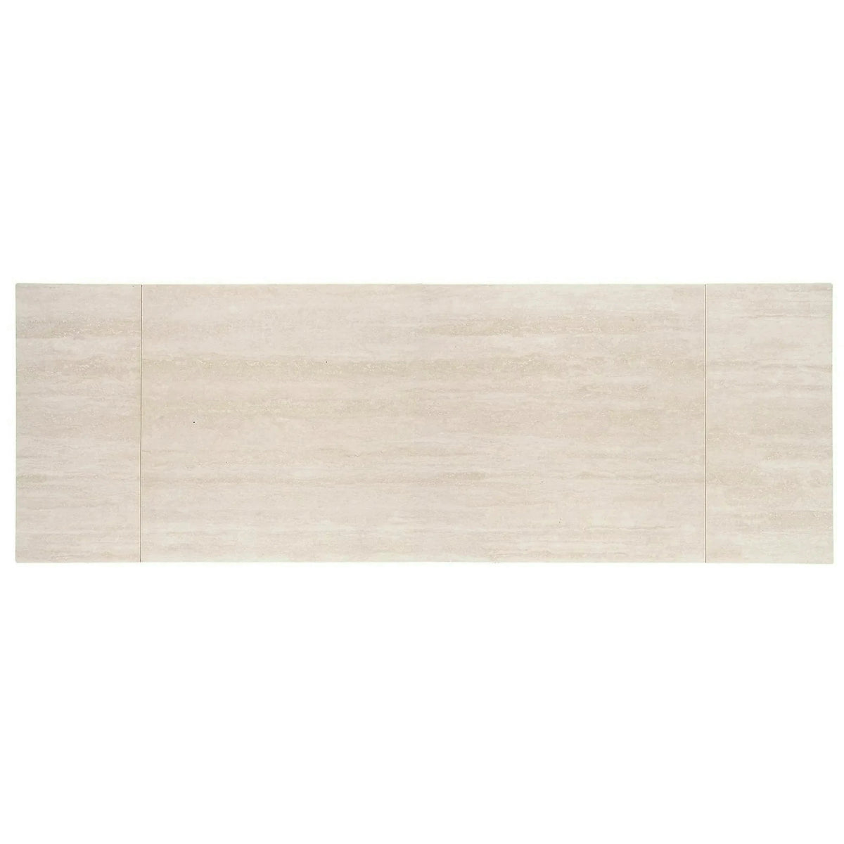 Masa extensibila HILARIO, travertin/casmir, piatra sinterizata/metal, 180/260x90x75 cm