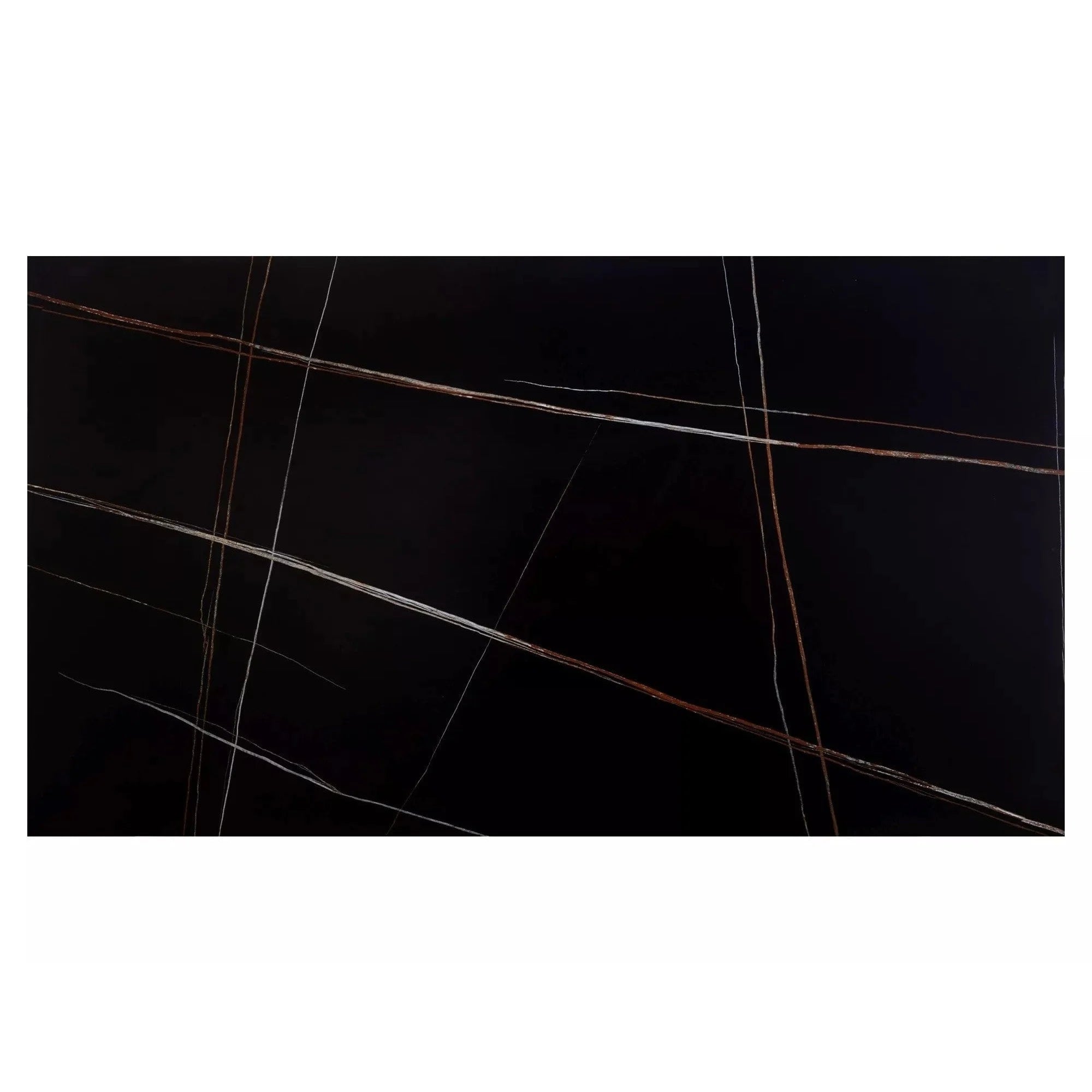 Masa extensibila IMPERIA, negru mat cu efect de marmura, ceramica/metal, 180/240x90x76 cm