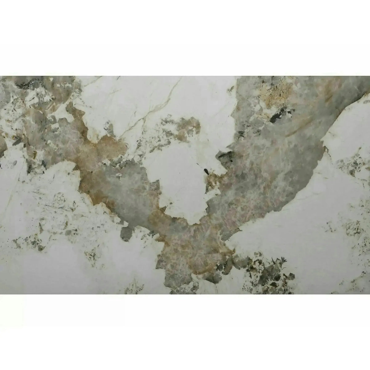 Masă extensibilă INFINITY, alb lucios/cupru, sticlă securizată/ceramică/metal, 160–240x95x76 cm