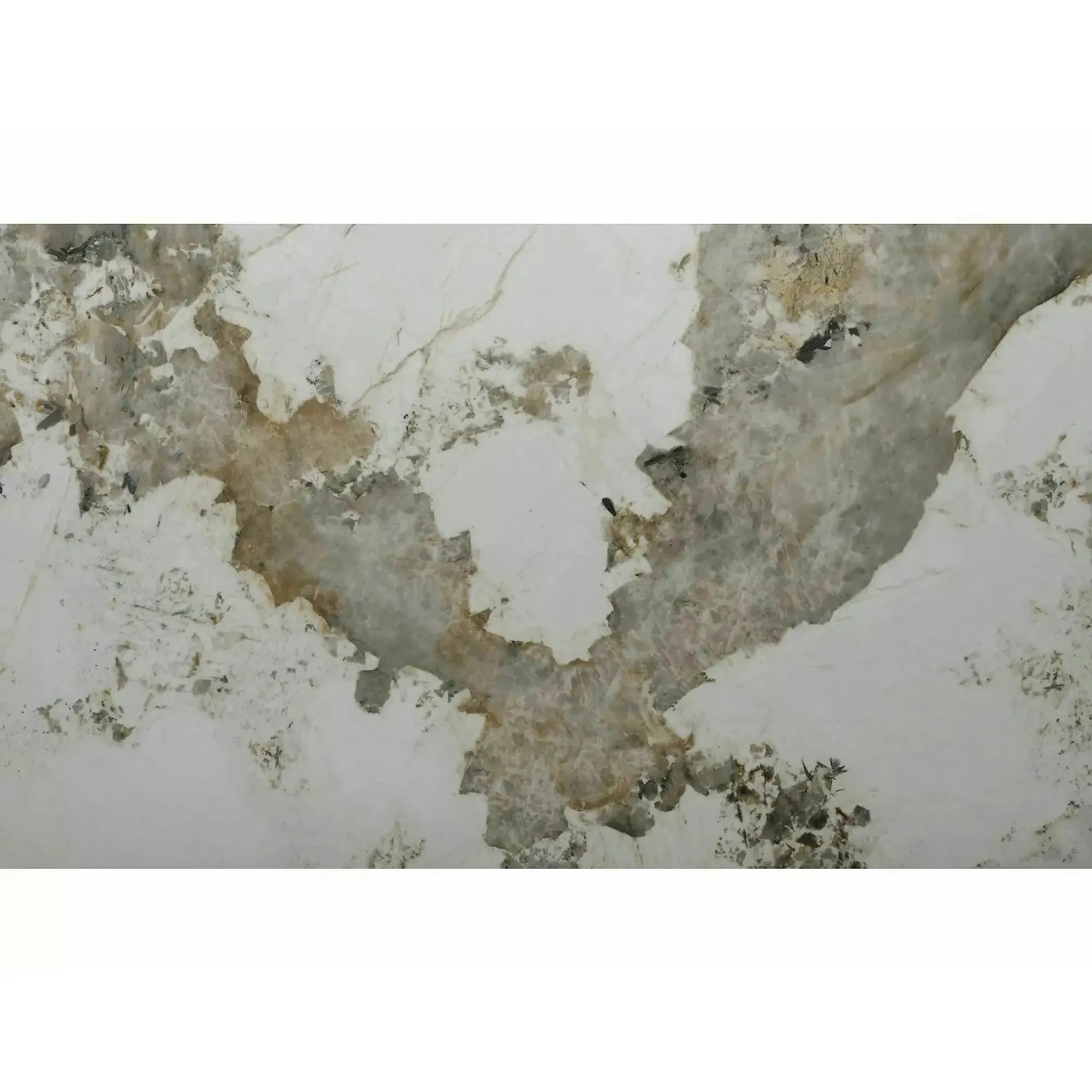 Masă extensibilă INFINITY, alb lucios/cupru, sticlă securizată/ceramică/metal, 160–240x95x76 cm