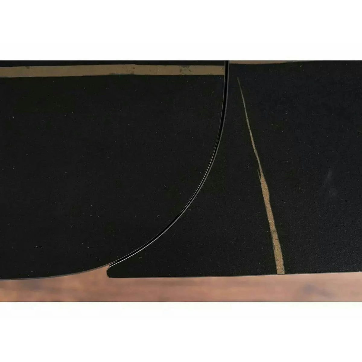Masa extensibila INFINITY CERAMIC, negru, sticla securizata/ceramica, 160/240x95x76 cm