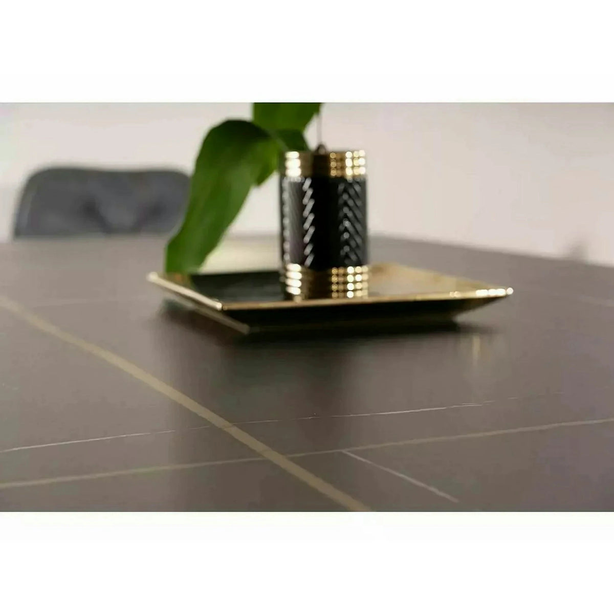 Masa extensibila INFINITY CERAMIC, negru, sticla securizata/ceramica, 160/240x95x76 cm