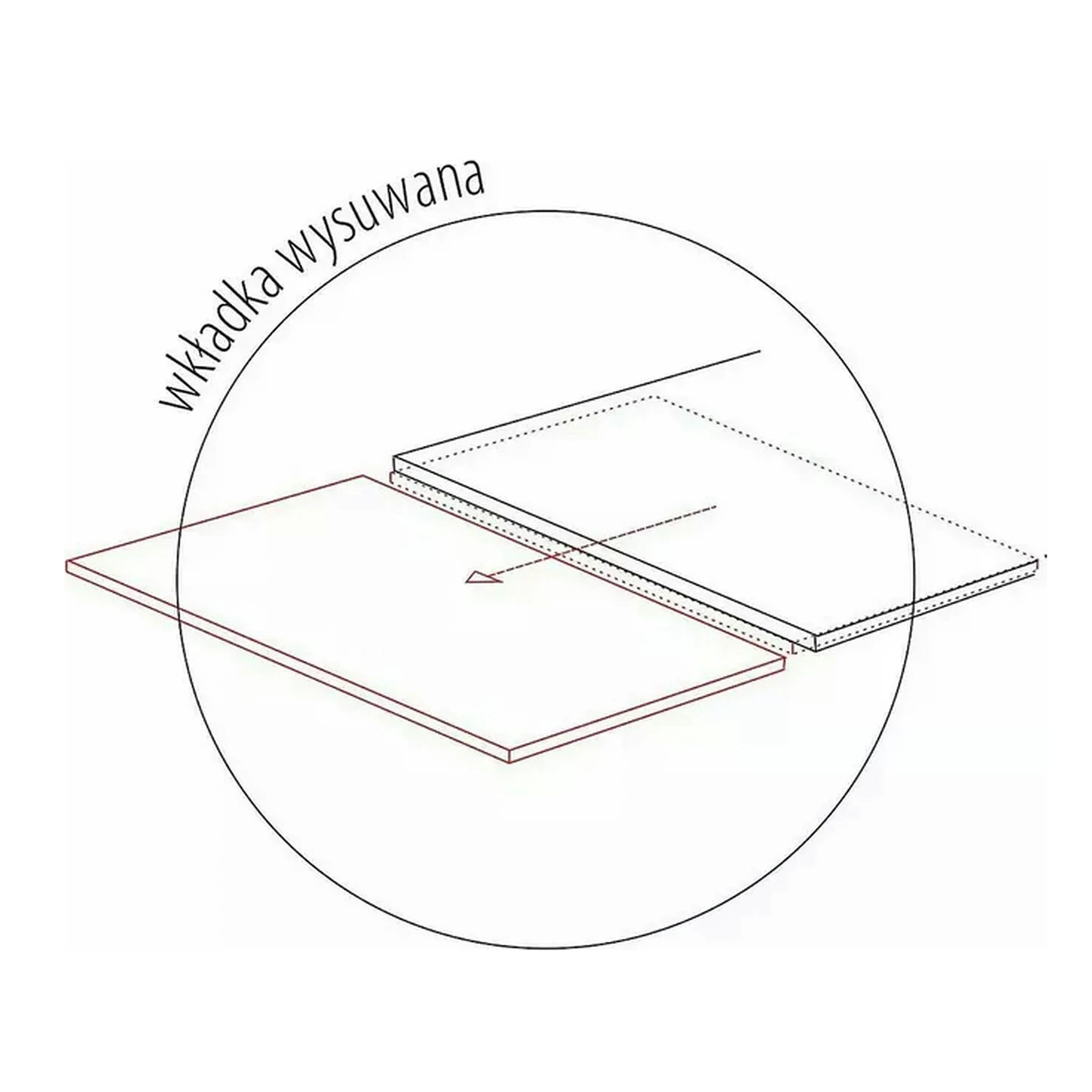 Masa extensibila INFINITY CERAMIC, negru, sticla securizata/ceramica, 160/240x95x76 cm