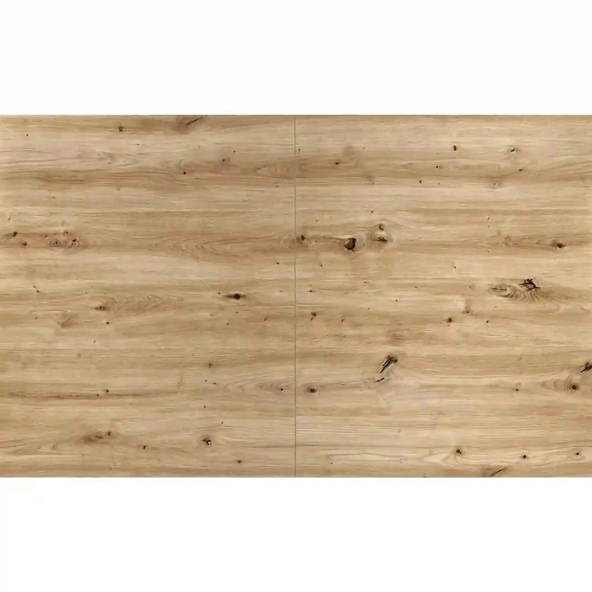 Masa extensibila LAMELLO, stejar/negru, PAL laminat, 160/210x90x76 cm
