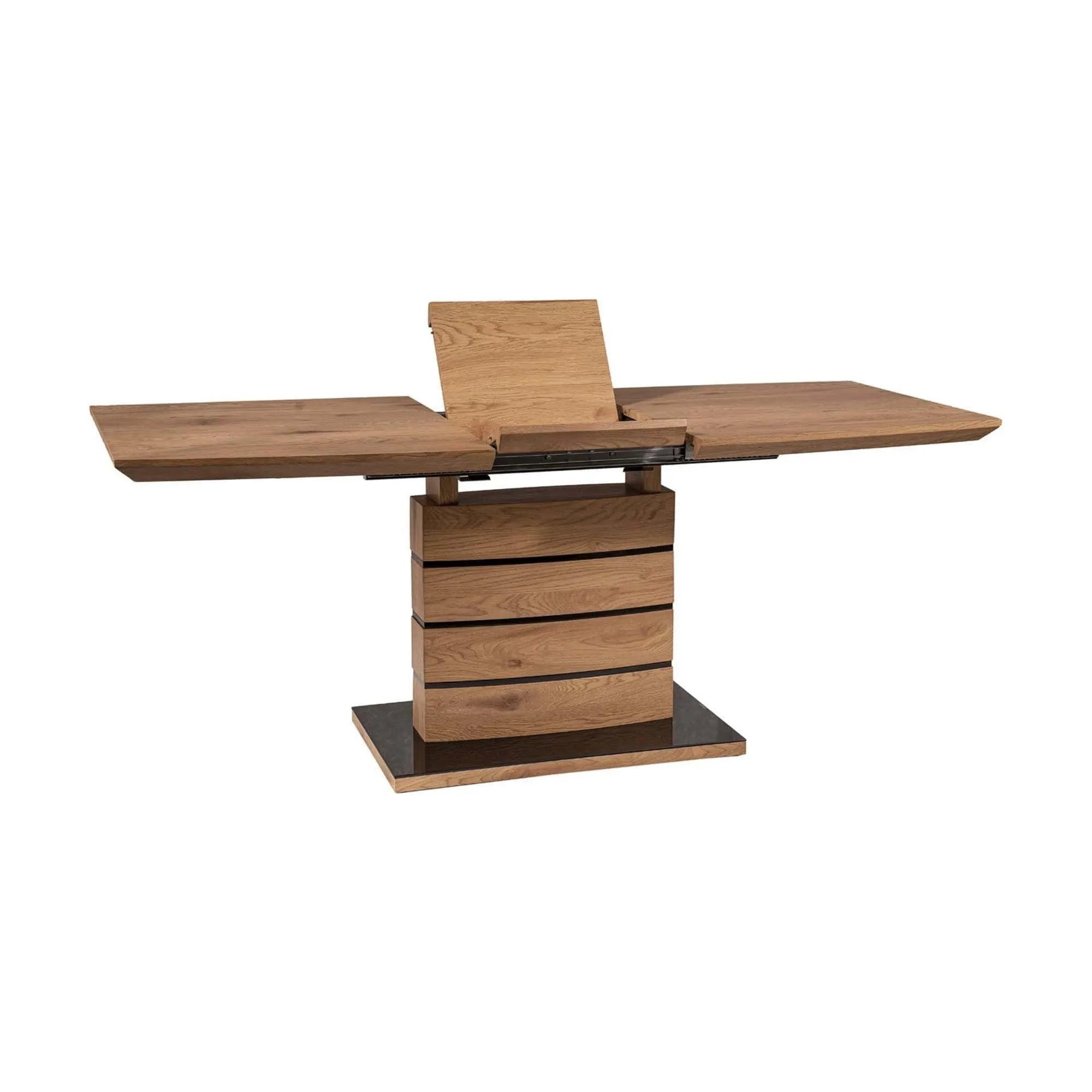 Masa extensibila LEONARDO, stejar, 140/180x80x76 cm