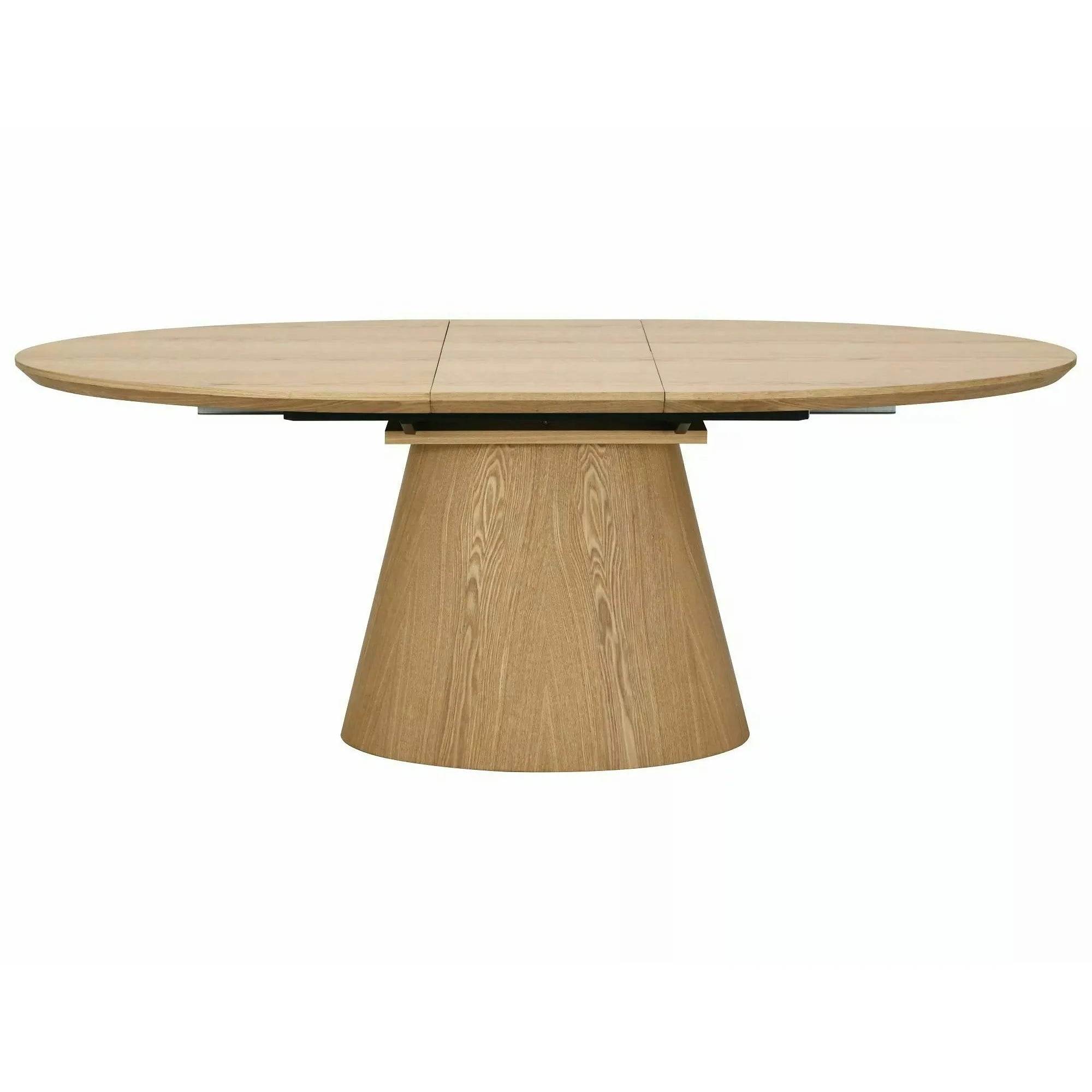Masă extensibilă MAROCCO, stejar, furnir/MDF, 160–200x100x75 cm