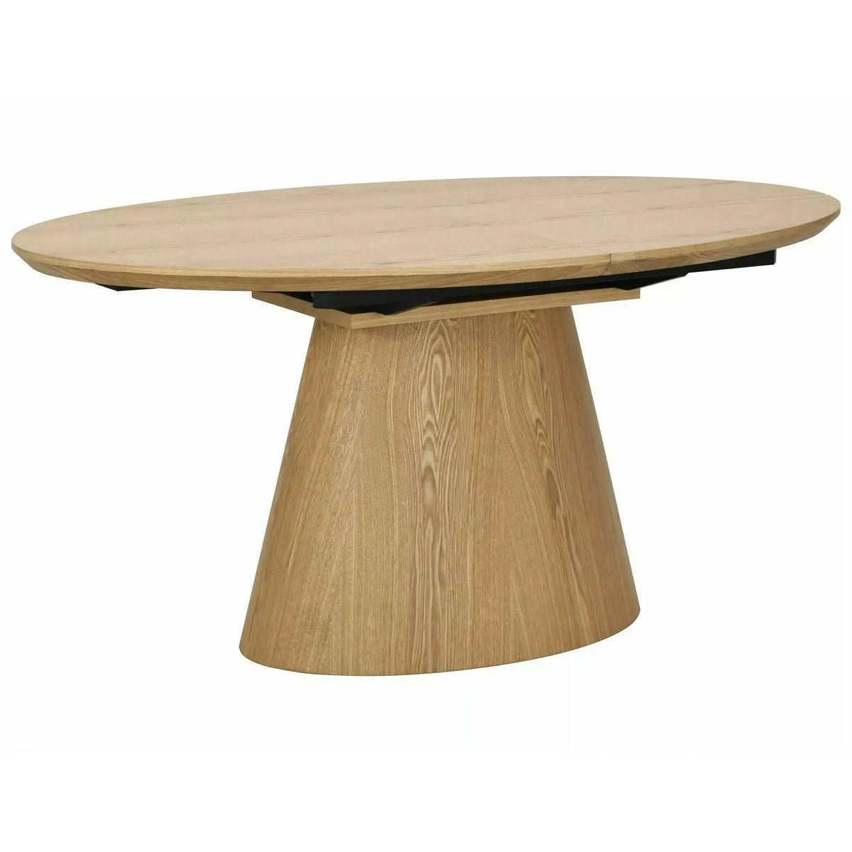 Masă extensibilă MAROCCO, stejar, furnir/MDF, 160–200x100x75 cm