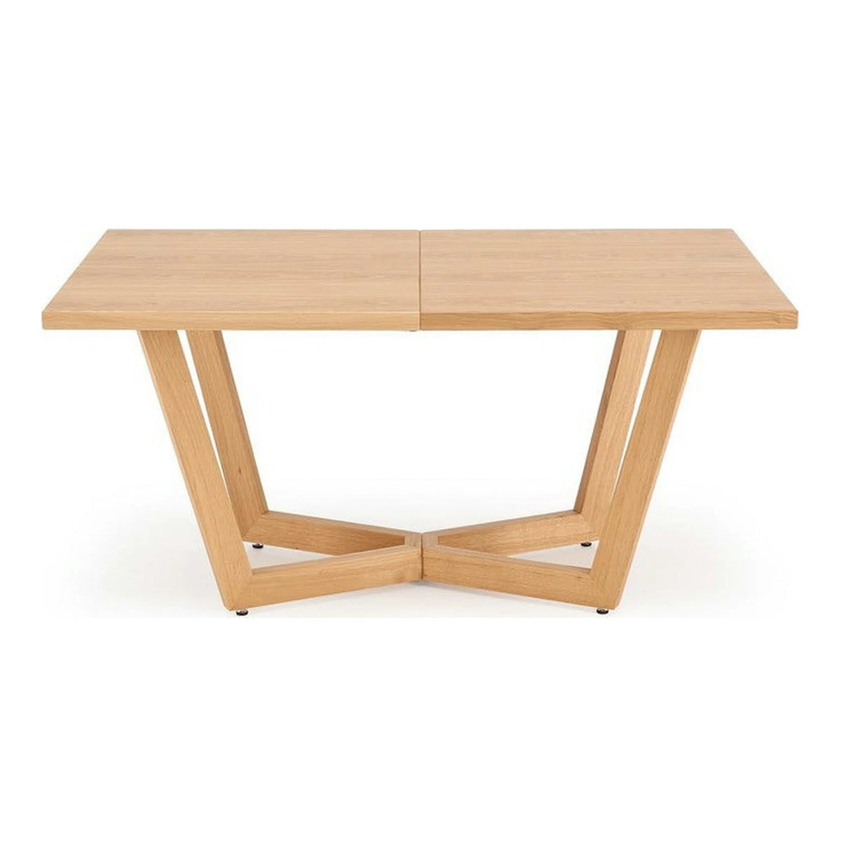 Masa extensibila MASSIVE 3, stejar natural, PAL furniruit/lemn, 160/250x90x77 cm