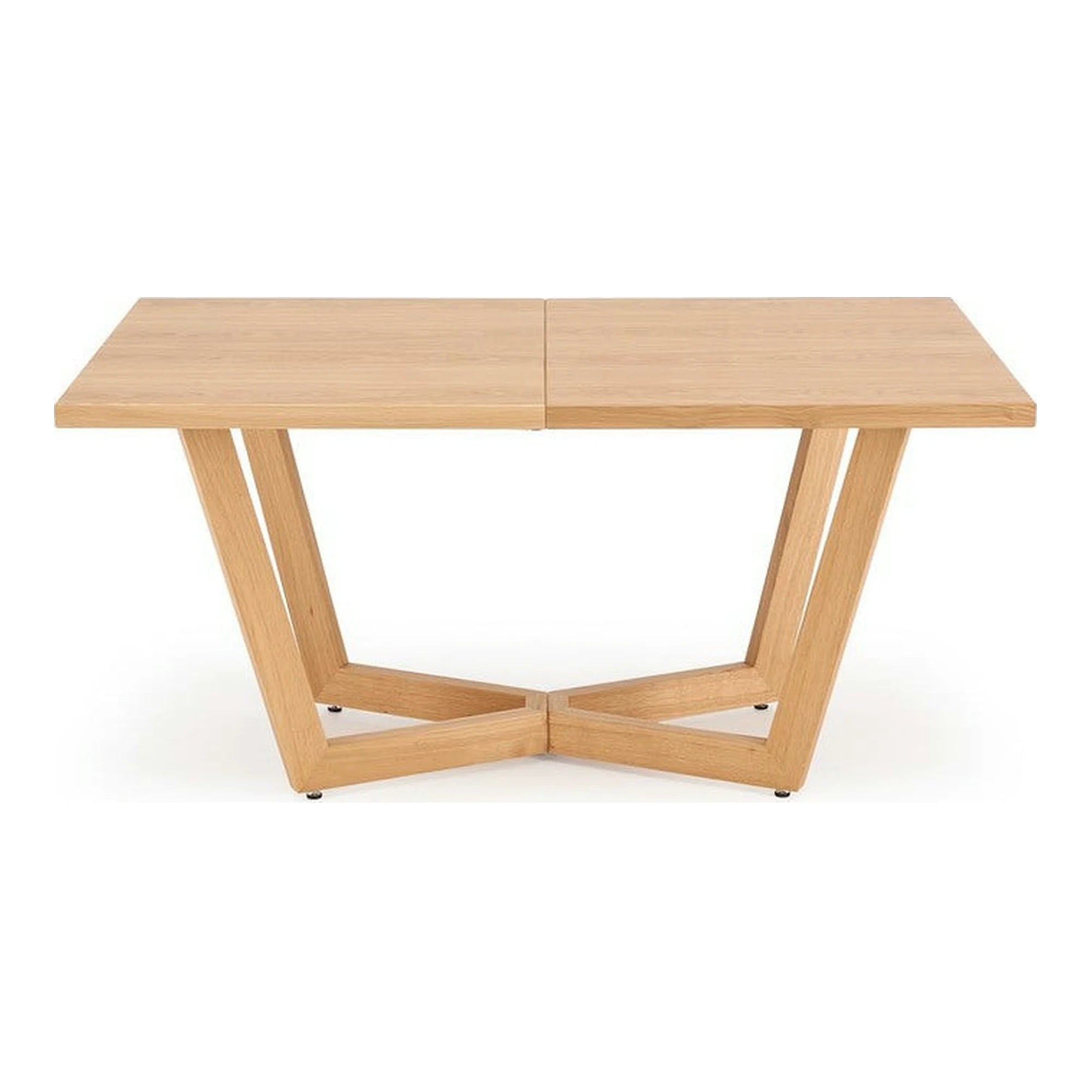 Masa extensibila MASSIVE 3, stejar natural, PAL furniruit/lemn, 160/250x90x77 cm