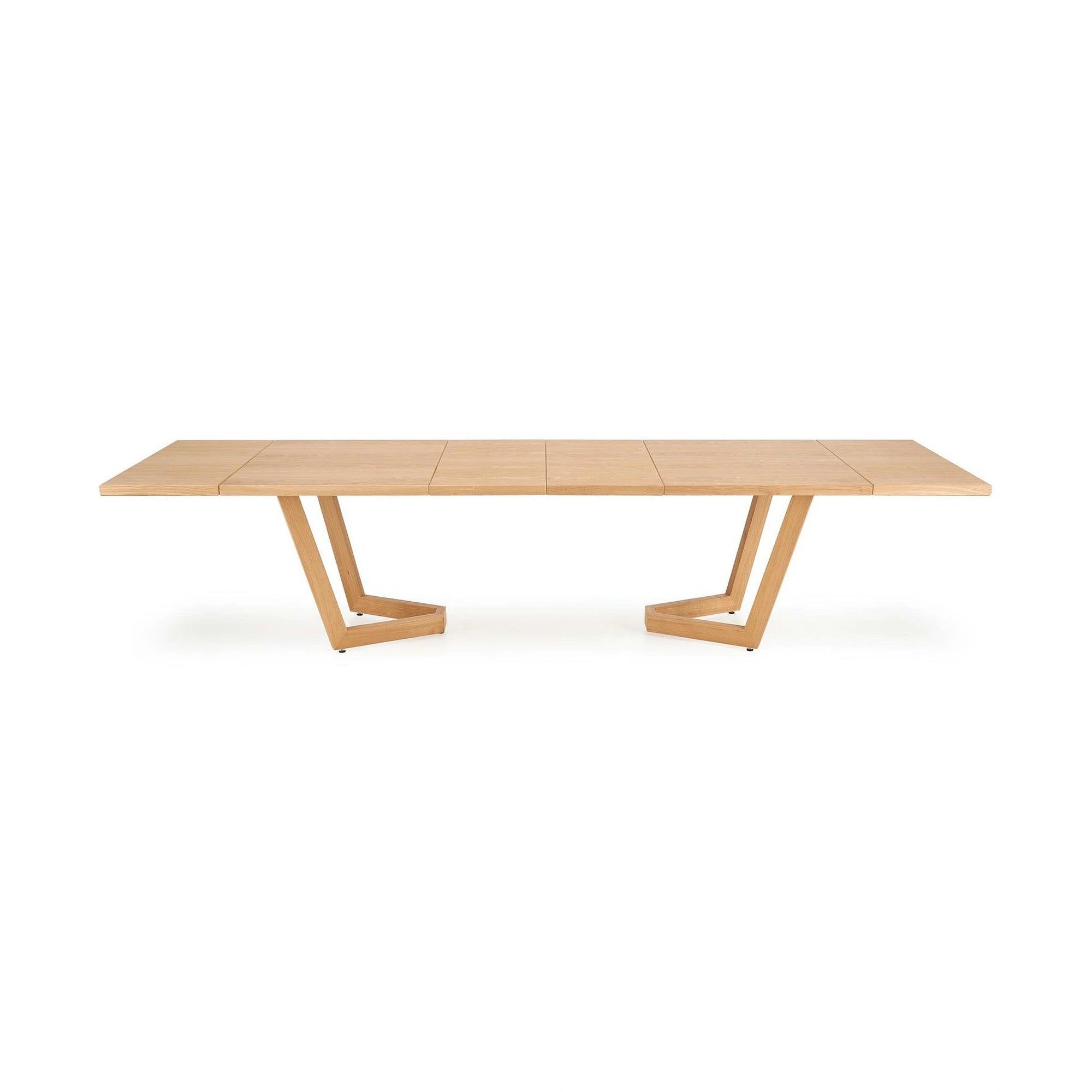 Masa extensibila MASSIVE 3, stejar natural, PAL furniruit/lemn, 160/250x90x77 cm