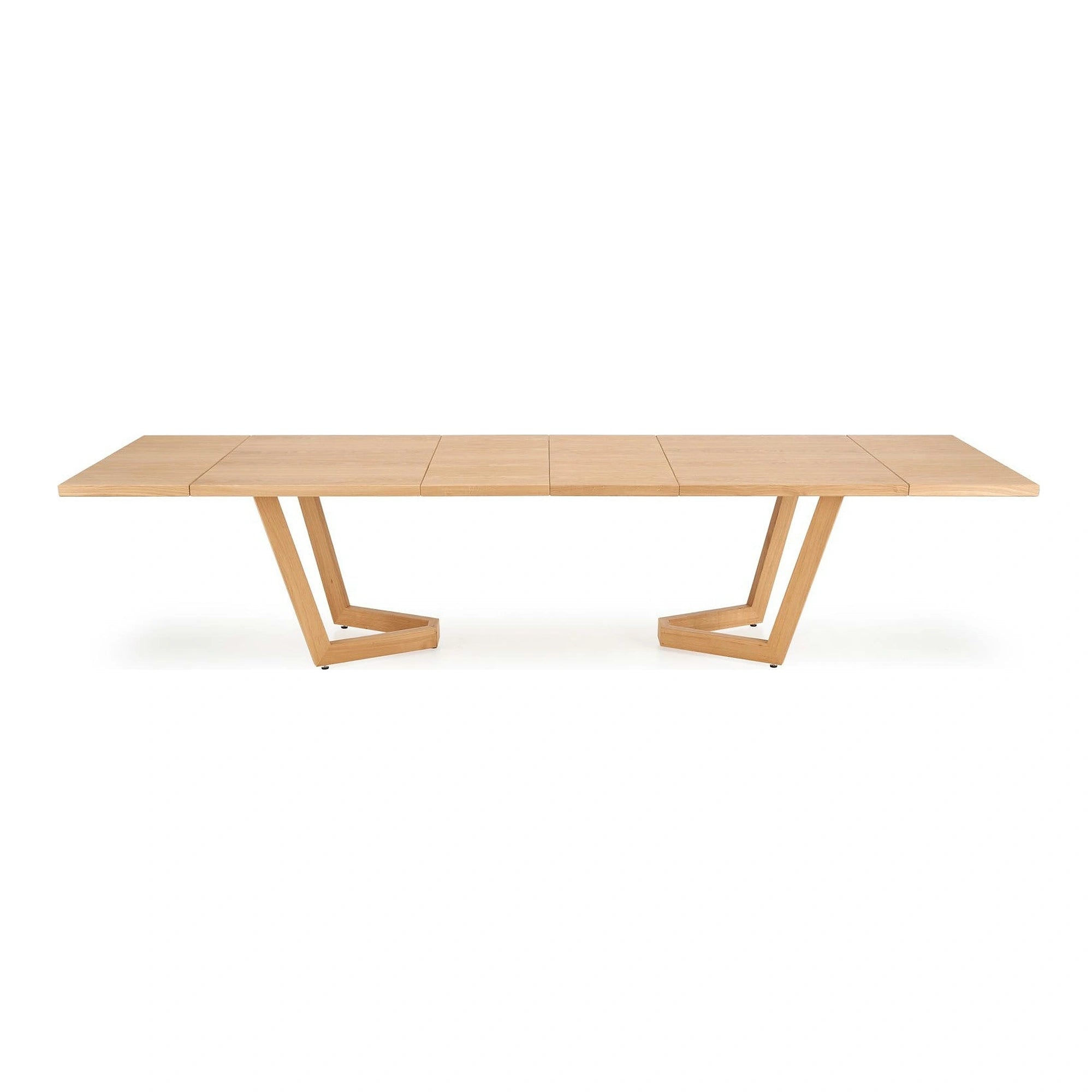 Masa extensibila MASSIVE 3, stejar natural, PAL furniruit/lemn, 160/250x90x77 cm