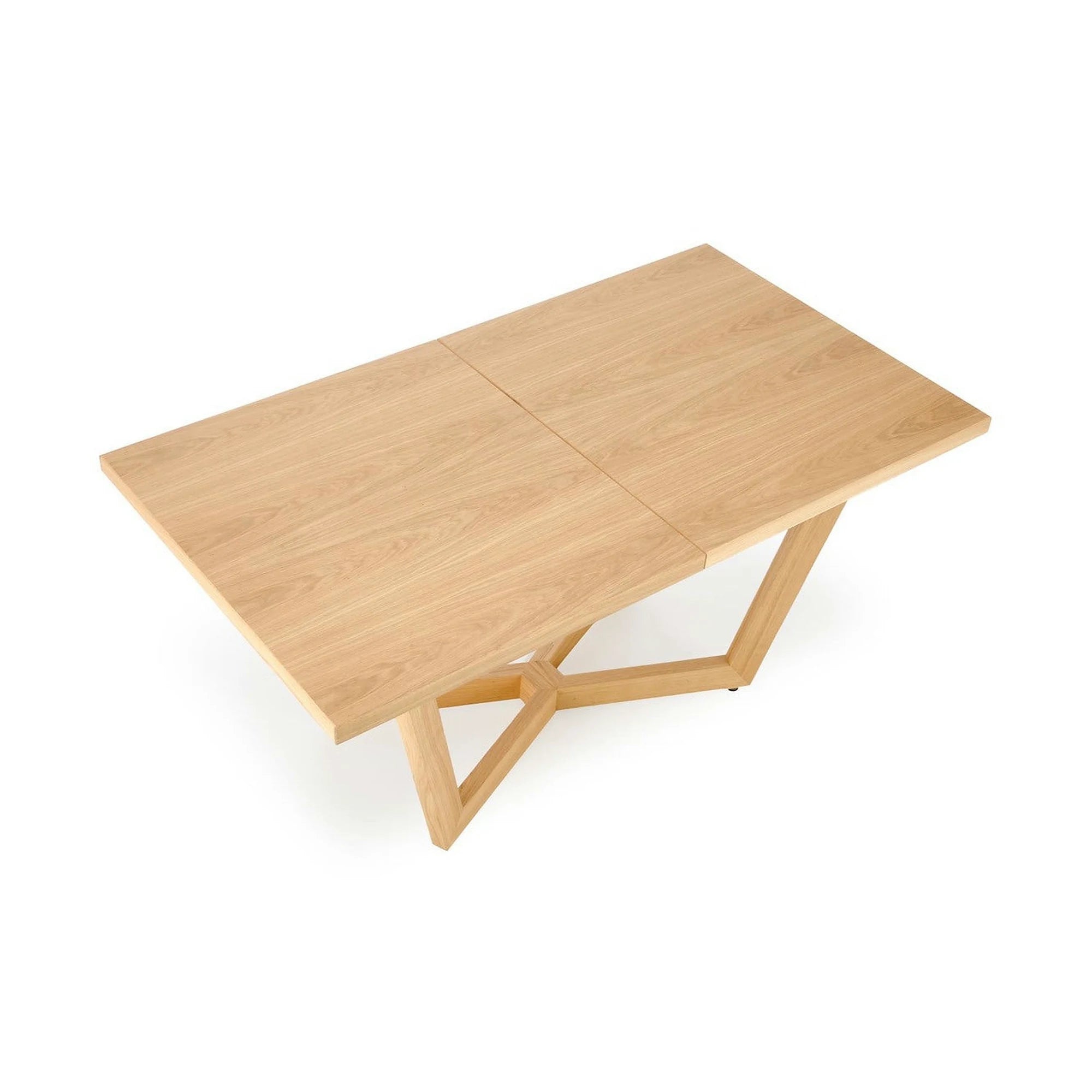 Masa extensibila MASSIVE 3, stejar natural, PAL furniruit/lemn, 160/250x90x77 cm