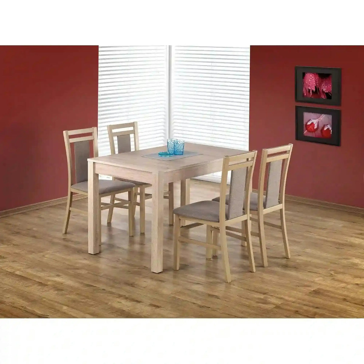 Masa extensibila MAURYCY, stejar, PAL, 118/158x75x76 cm