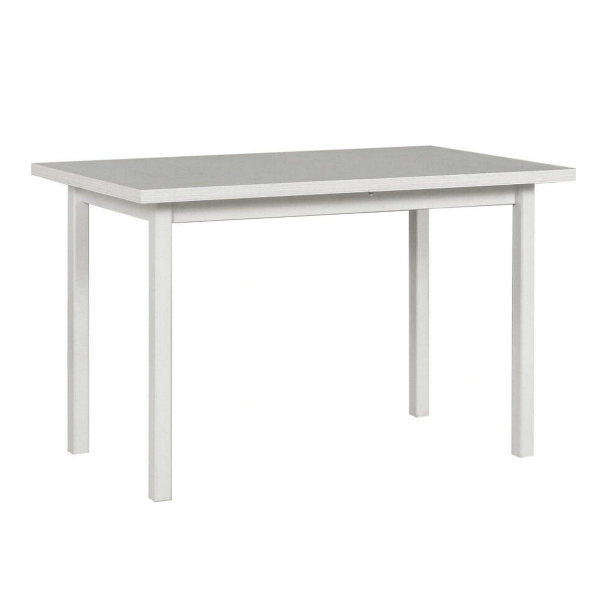 Masa extensibila MAX 10, alb, lemn de fag/PAL, 120/160x70x75 cm
