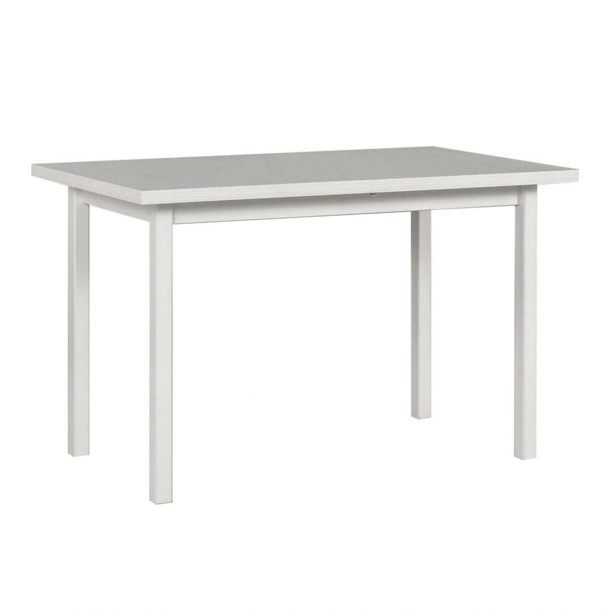 Masa extensibila MAX 10, alb, lemn de fag/PAL, 120/160x70x75 cm