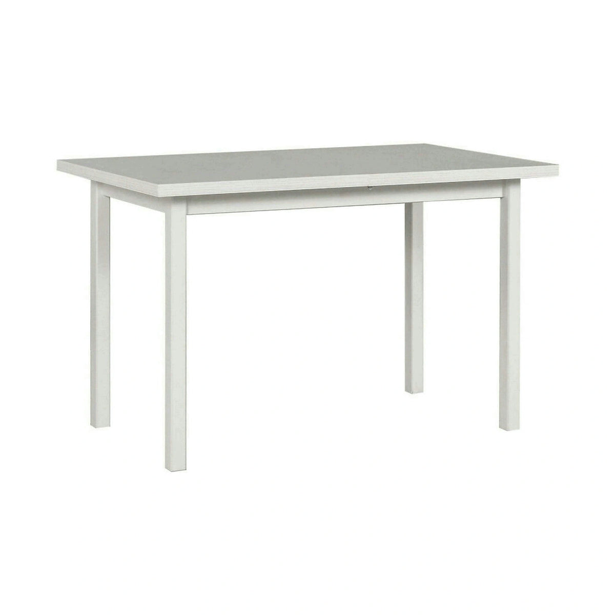 Masa extensibila MAX 10, alb, lemn de fag/PAL, 120/160x70x75 cm