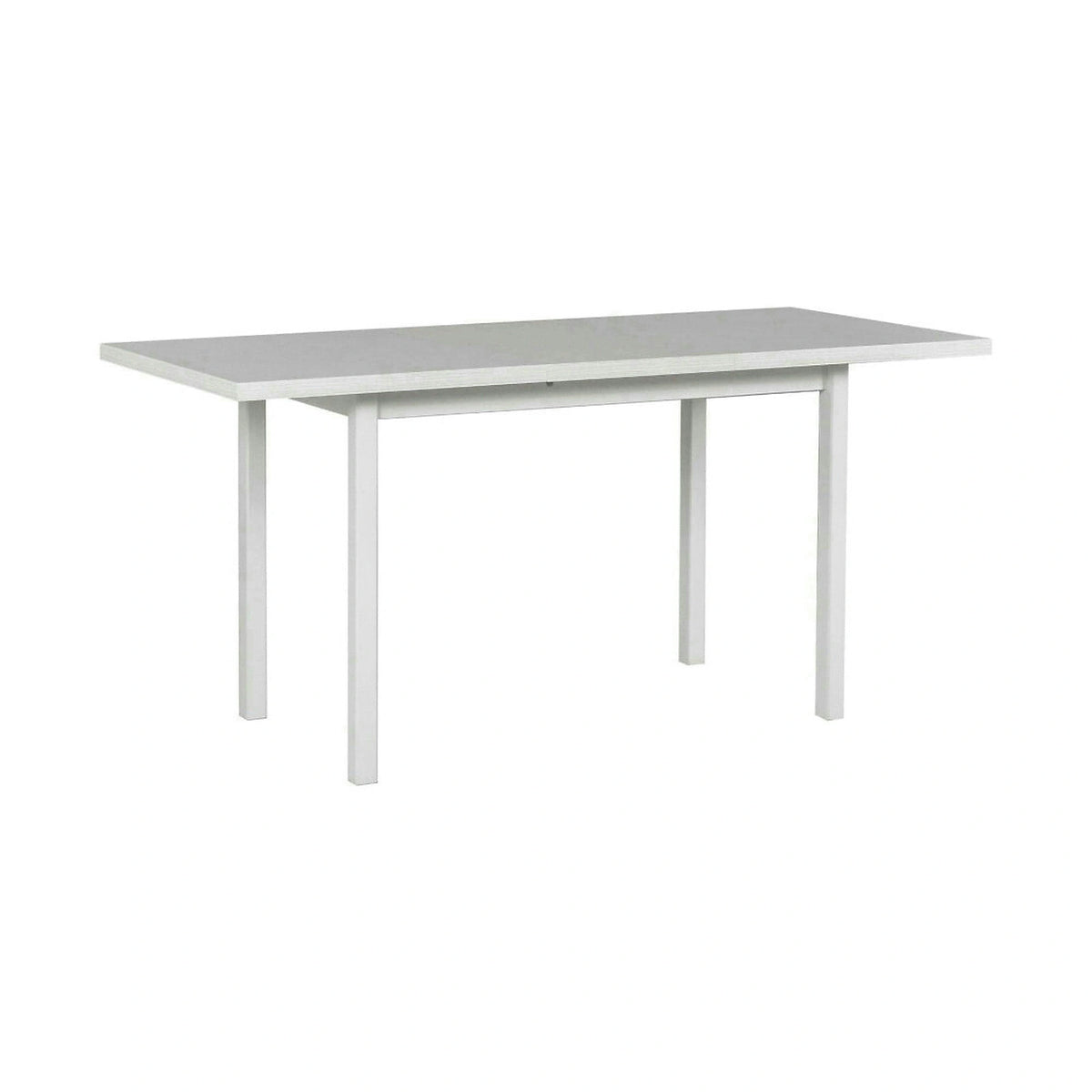 Masa extensibila MAX 10, alb, lemn de fag/PAL, 120/160x70x75 cm