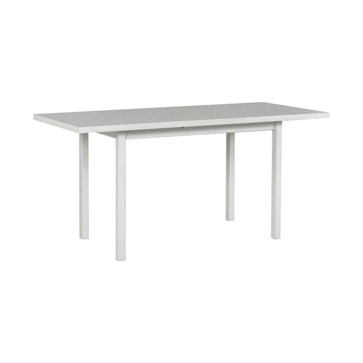 Masa extensibila MAX 10, alb, lemn de fag/PAL, 120/160x70x75 cm