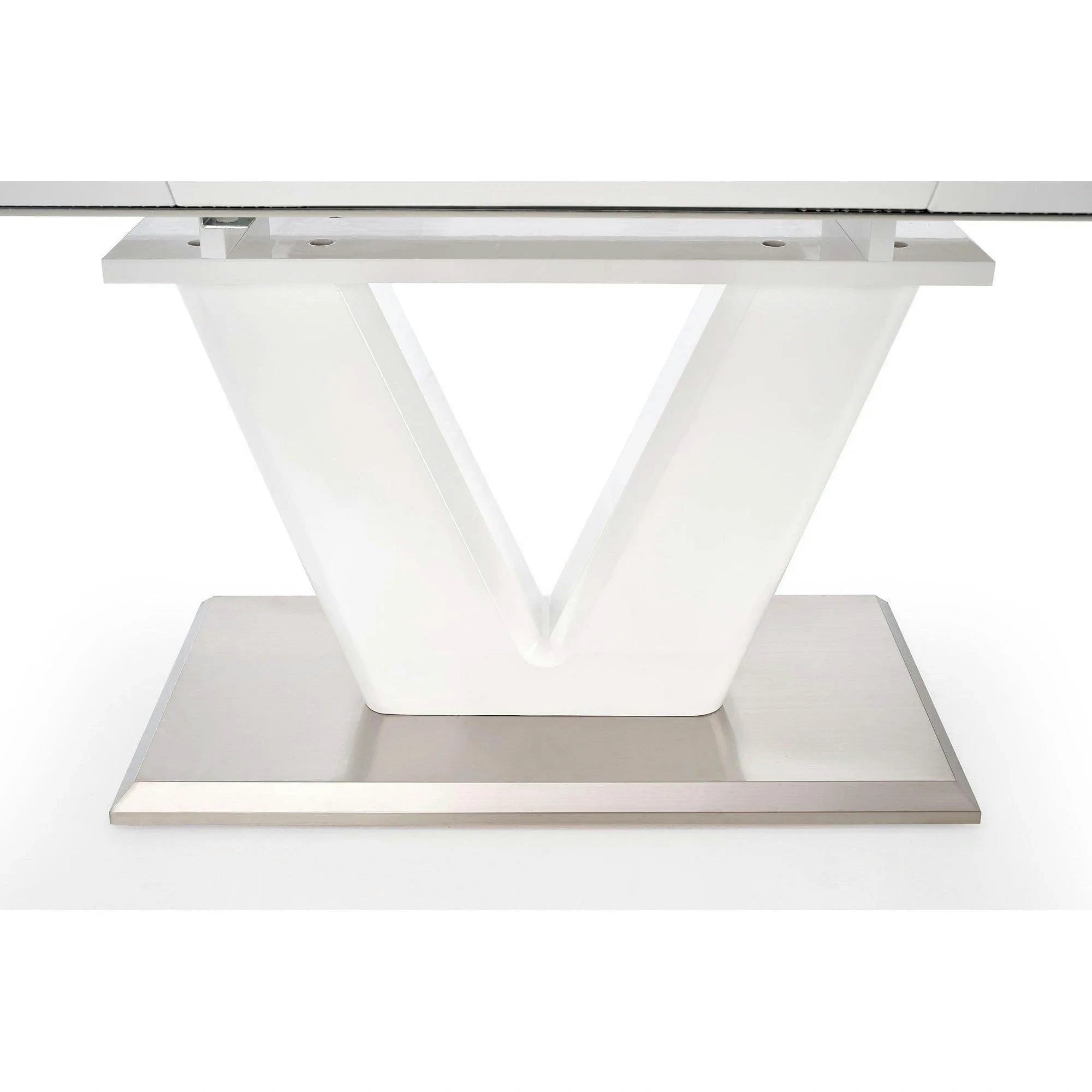 Masa extensibila MISTRAL, alb, 160/220x90x77 cm