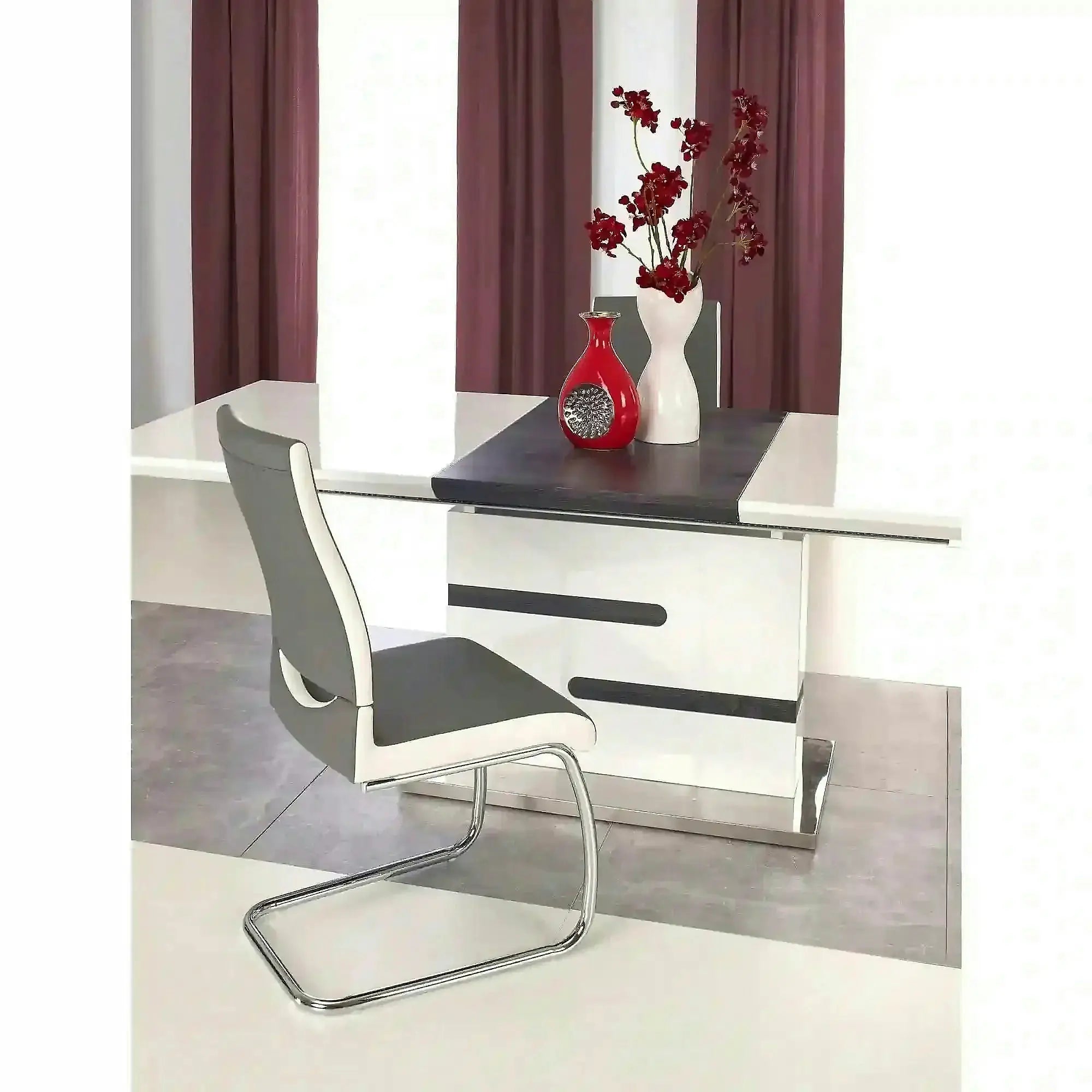 Masa extensibila MONACO, alb, 160/220x90x76 cm