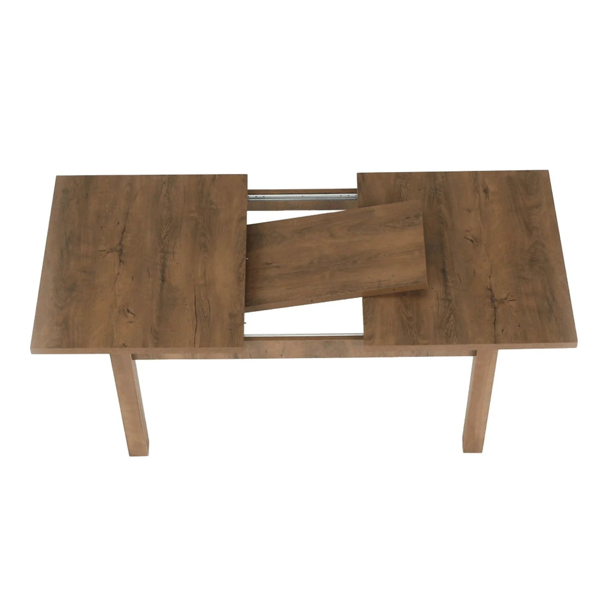 Masa extensibila MONTANA STW, stejar lefkas inchis, PAL melaminat, 160/203x90x82 cm