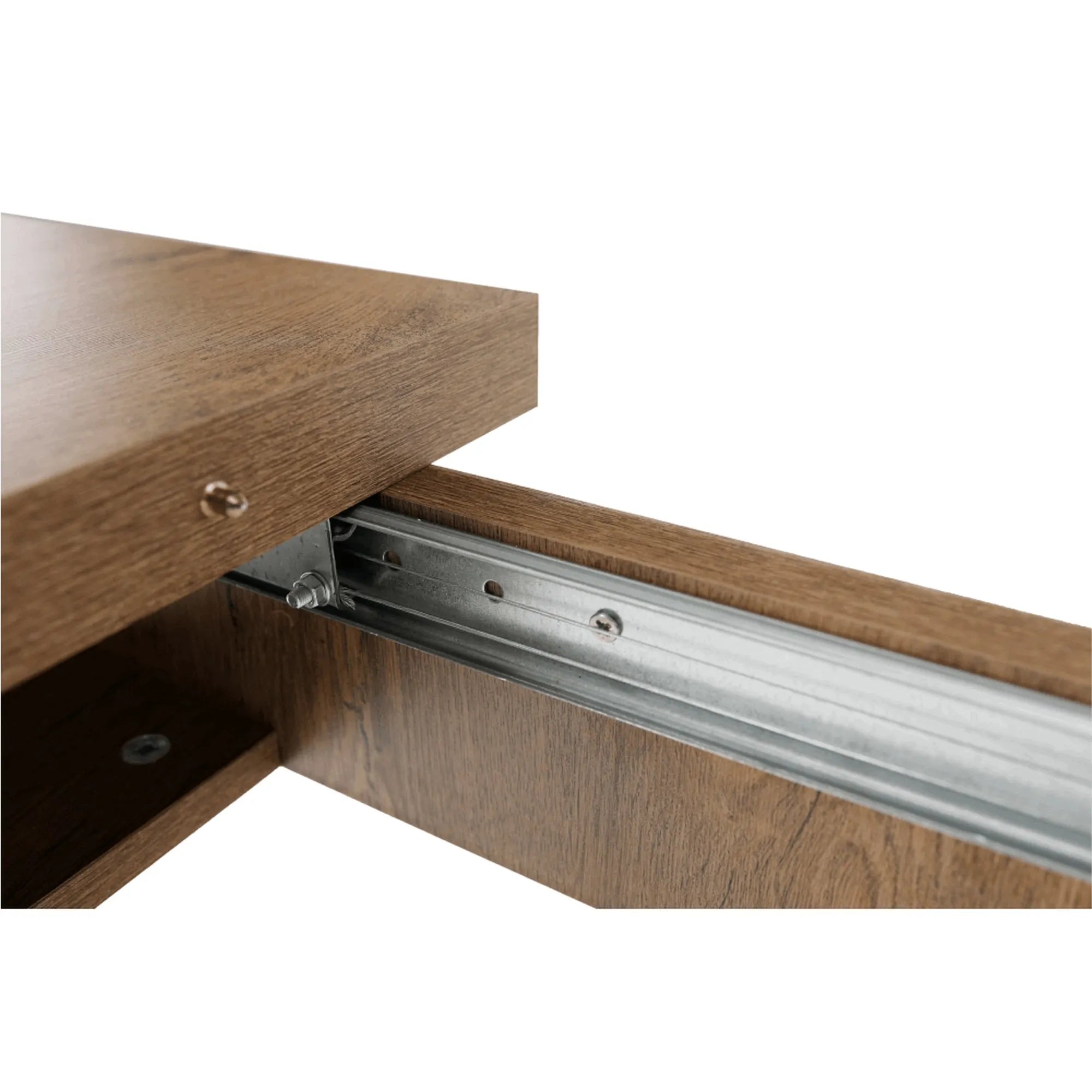 Masa extensibila MONTANA STW, stejar lefkas inchis, PAL melaminat, 160/203x90x82 cm