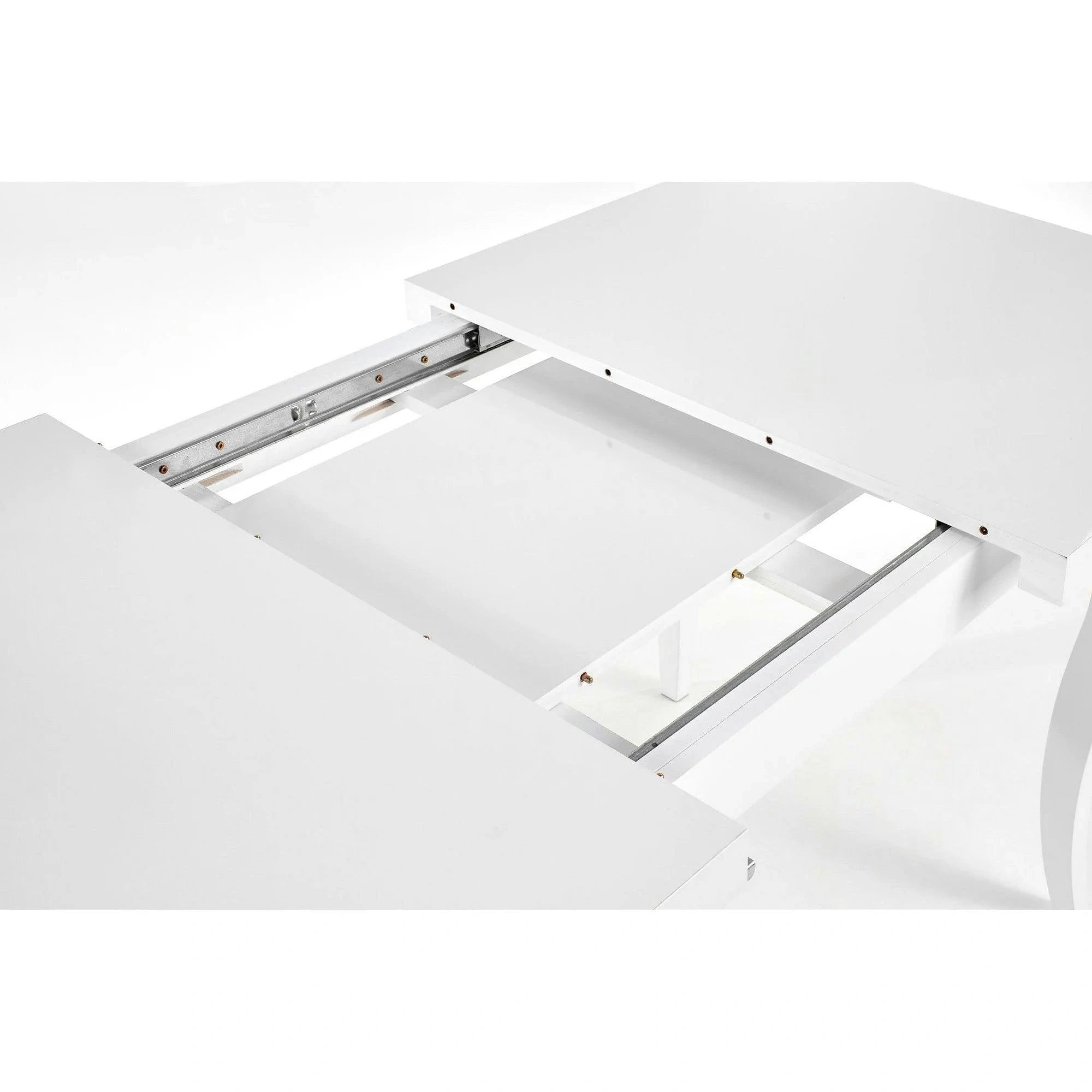 Masa extensibila MOZART, alb, 140/180x80x75 cm