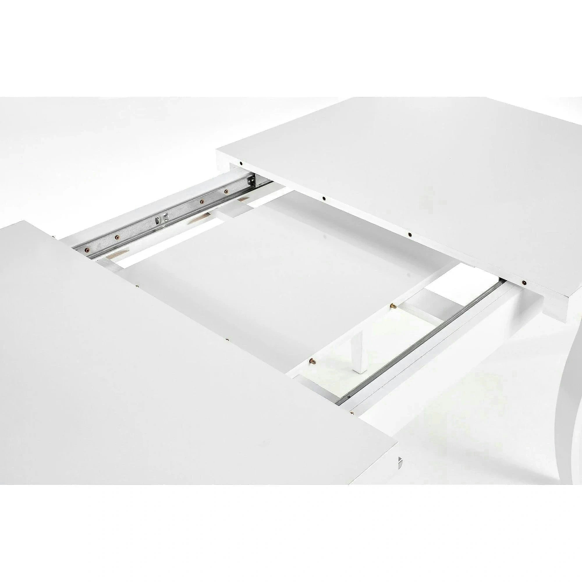 Masa extensibila MOZART, alb, 140/180x80x75 cm