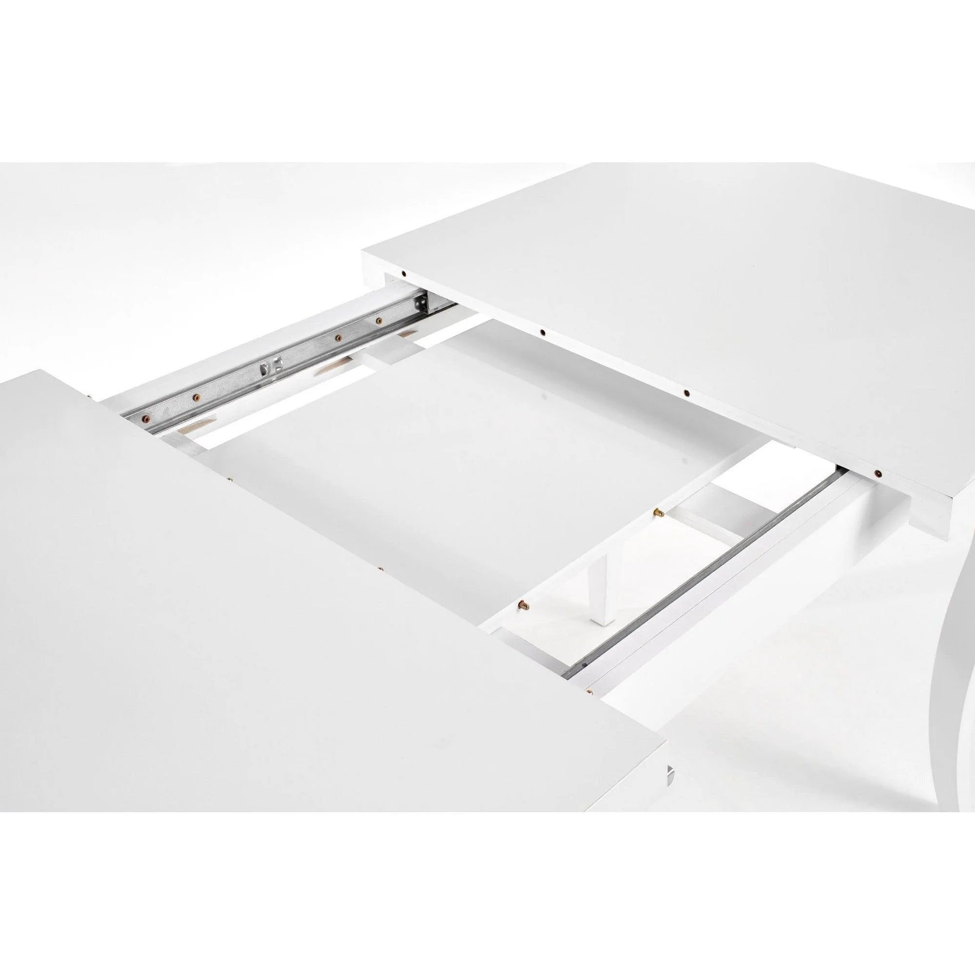 Masa extensibila MOZART, alb, 140/180x80x75 cm