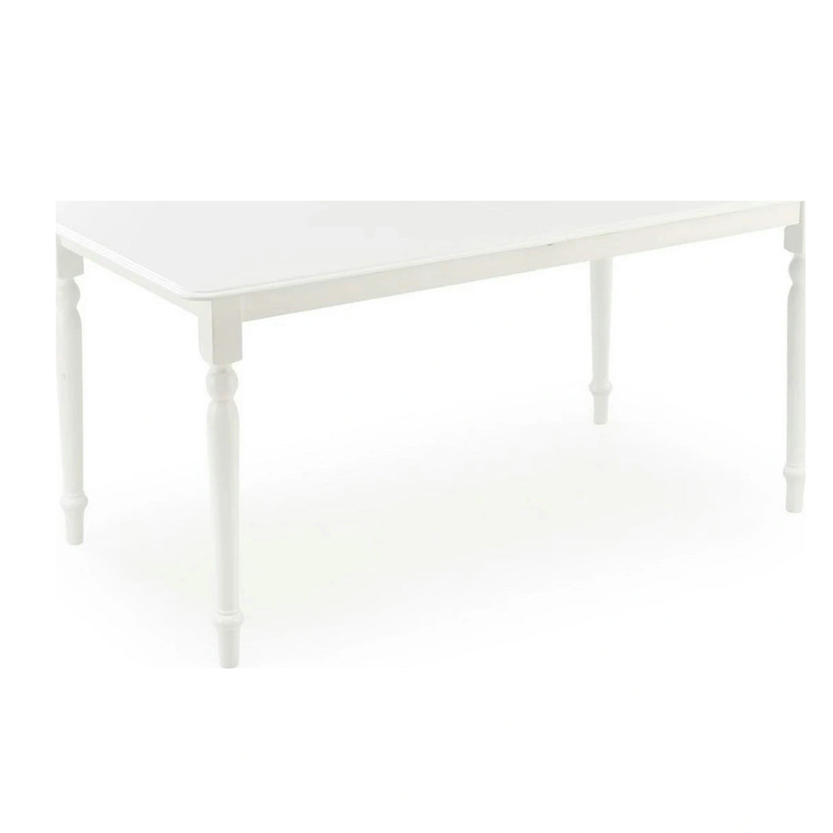 Masa extensibila NELSON, alb, 160/200x90x76 cm